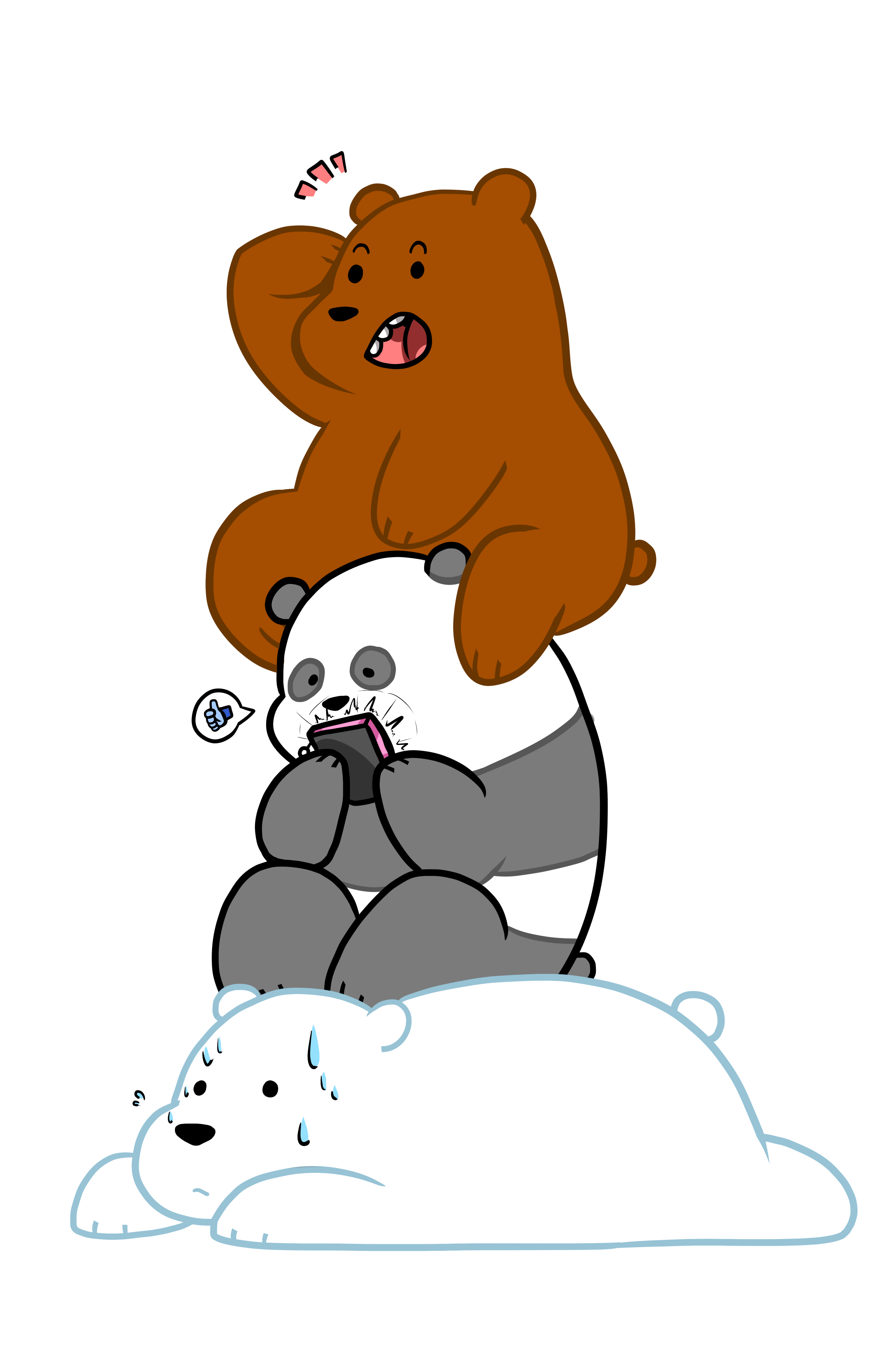 We Bare Bears Hd Phone Wallpapers Wallpaper Cave