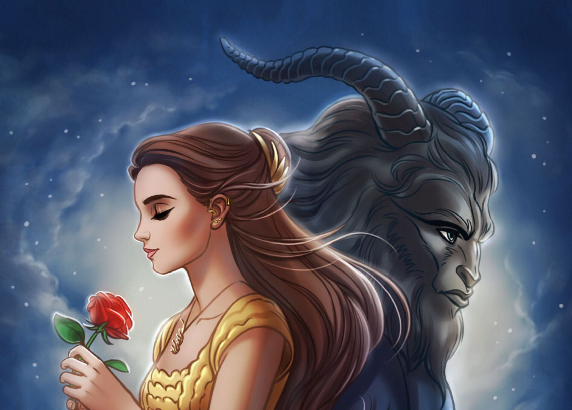 Belle beauty and the beast wallpapers