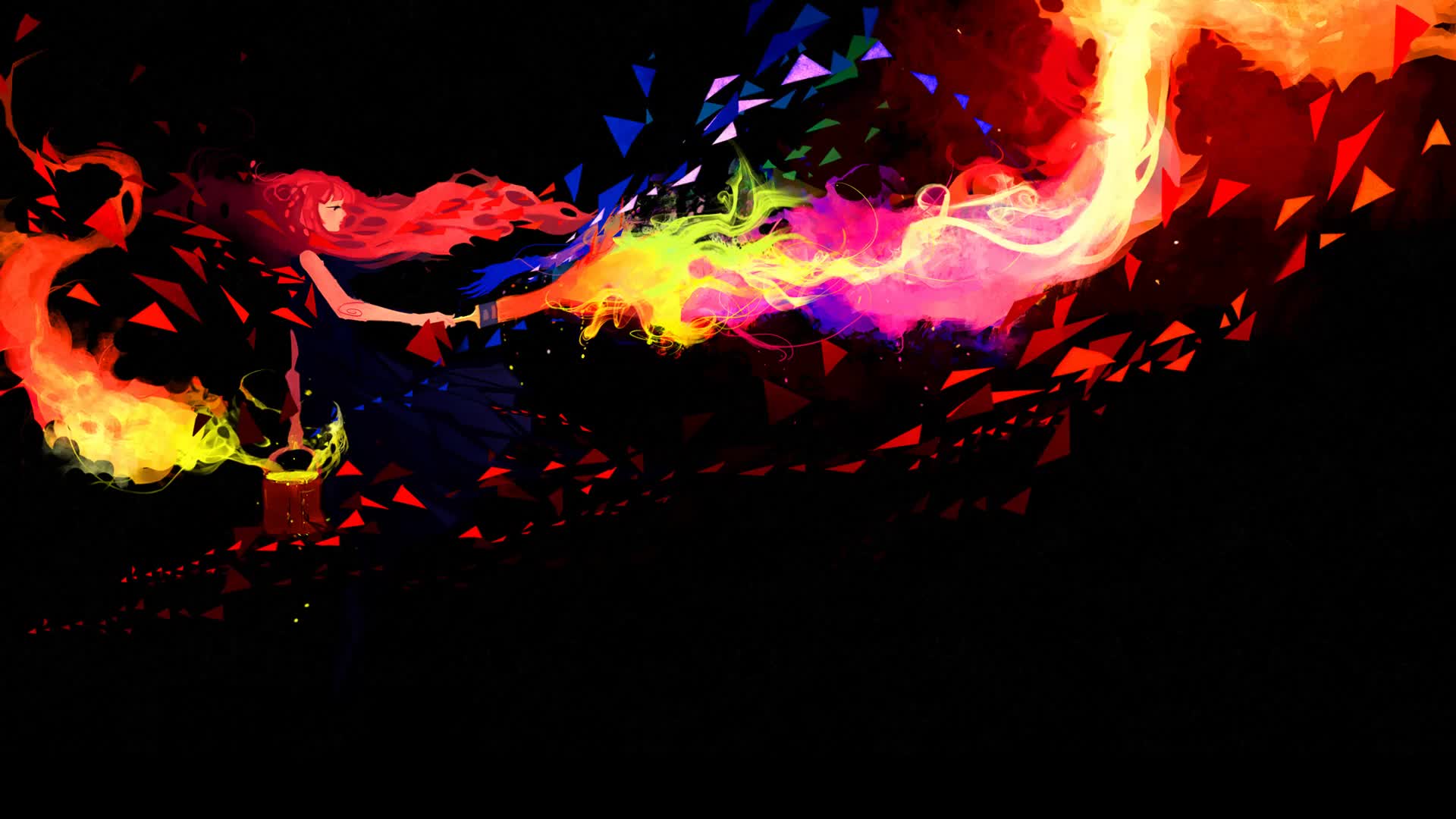 Phoenix inspires | visual art. Anime Fire Woman Wallpapers - Wallpaper Cave