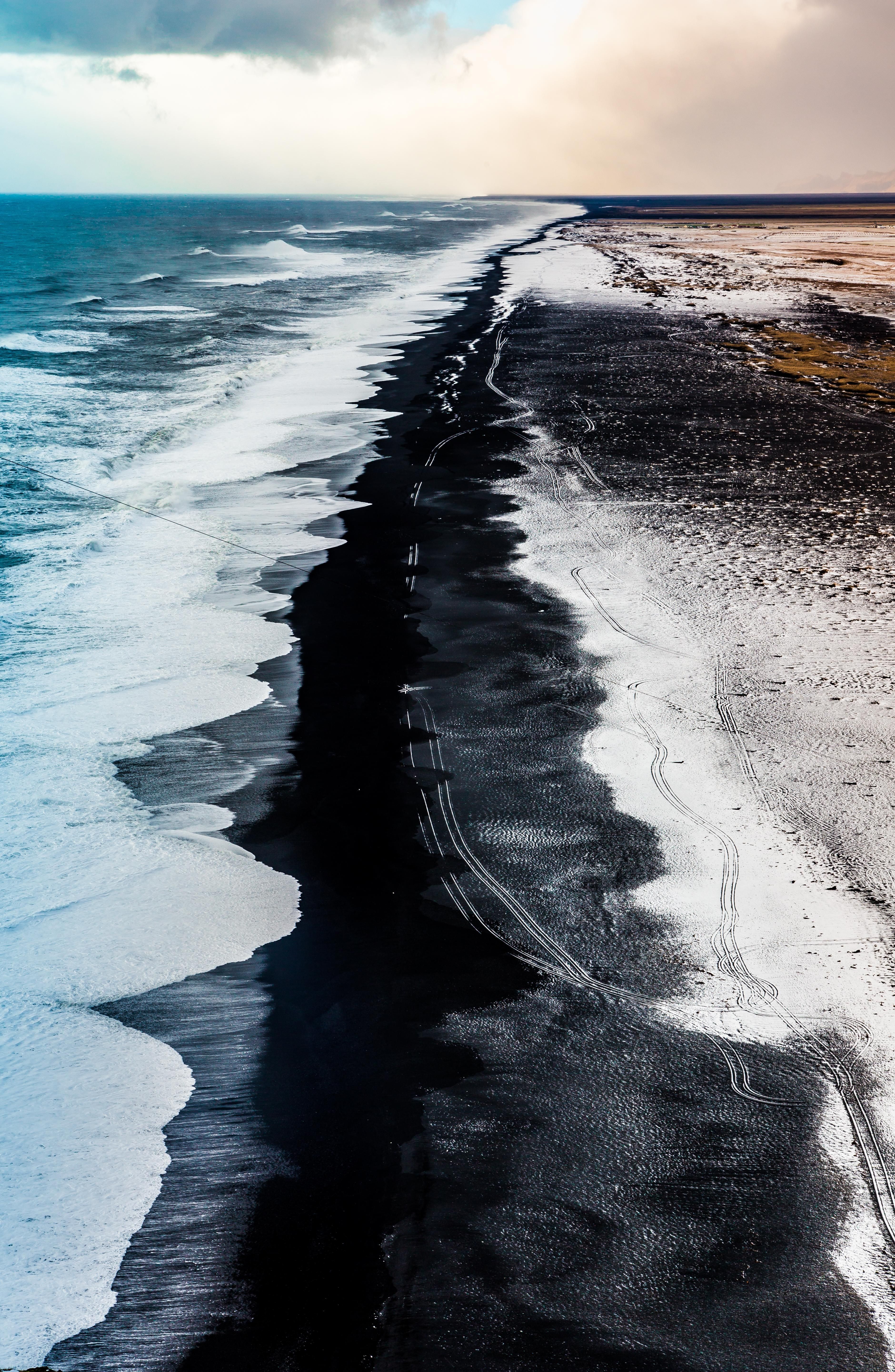Black Sand Beach Iceland Wallpapers - Wallpaper Cave