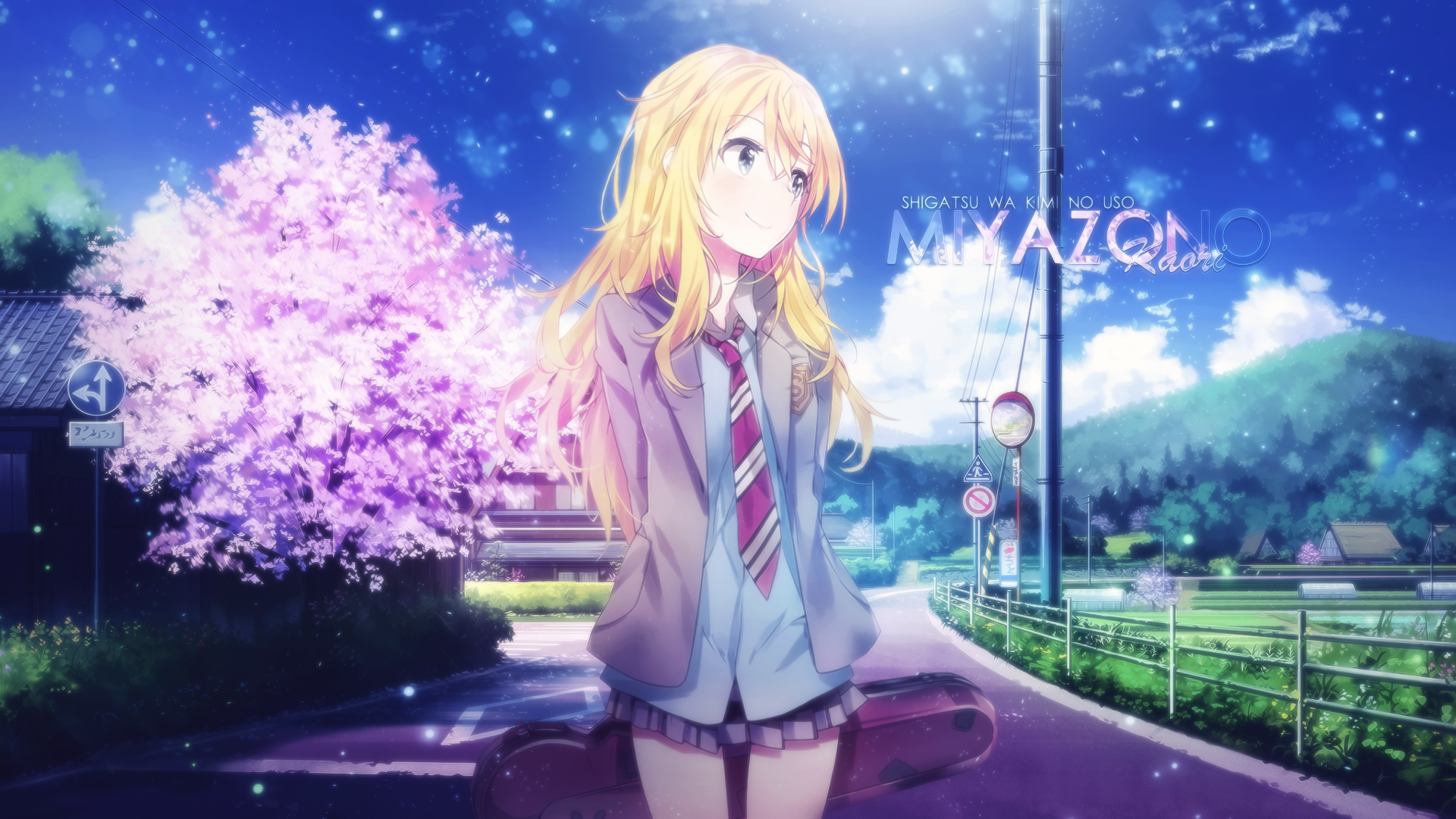 Your Lie In April Poster Desktop Wallpapers Wallpaper Cave
