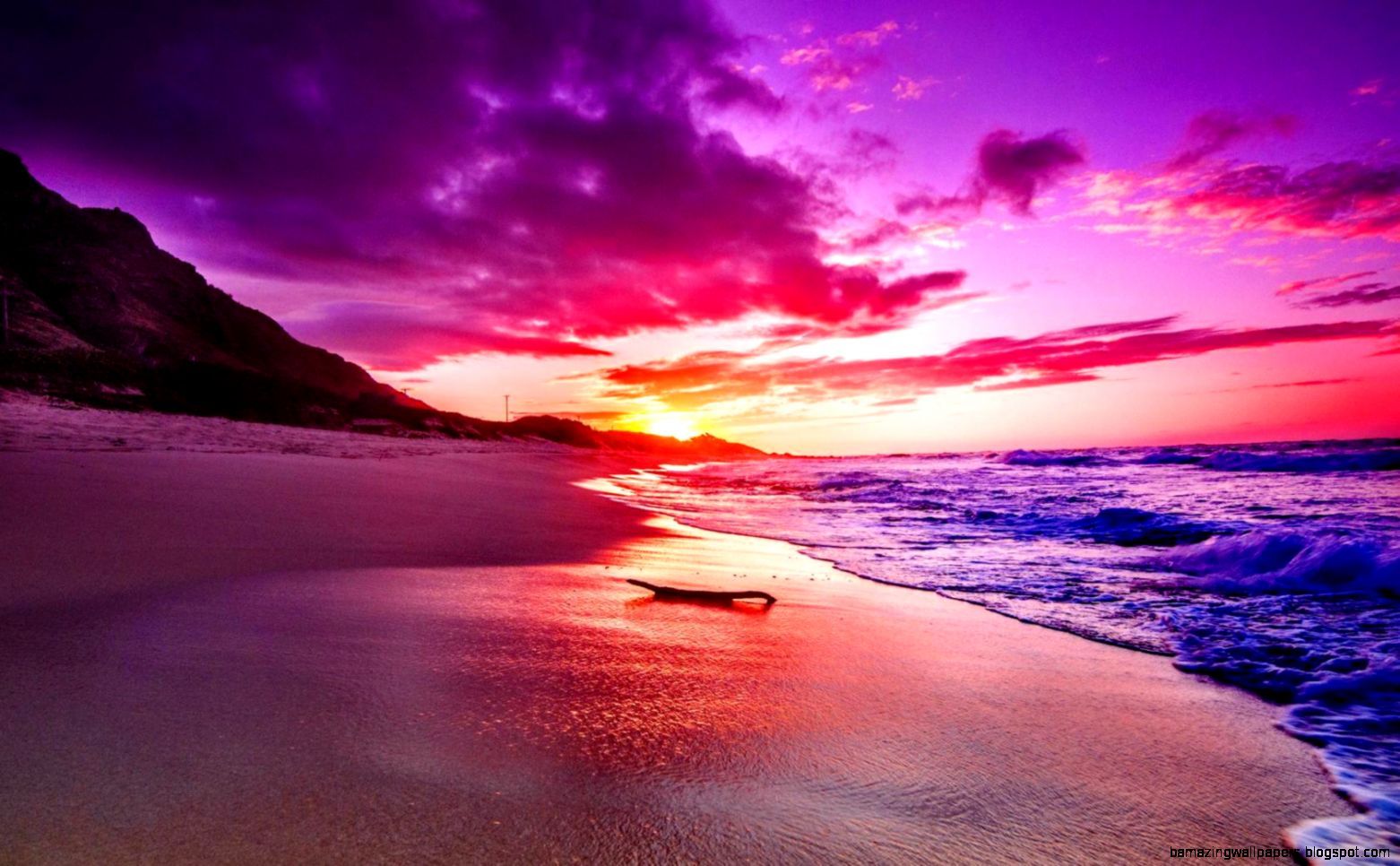purple beach sunset wallpapers wallpaper cave on purple beach sunset wallpapers