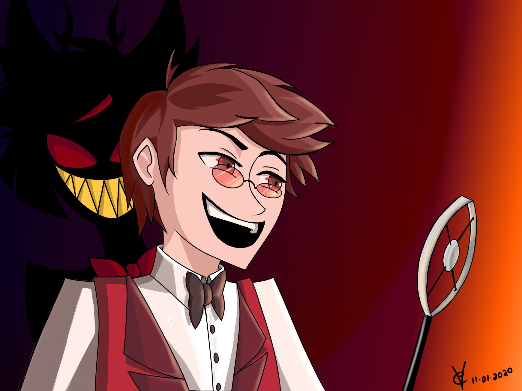 human alastor wallpapers wallpaper cave on human alastor wallpapers