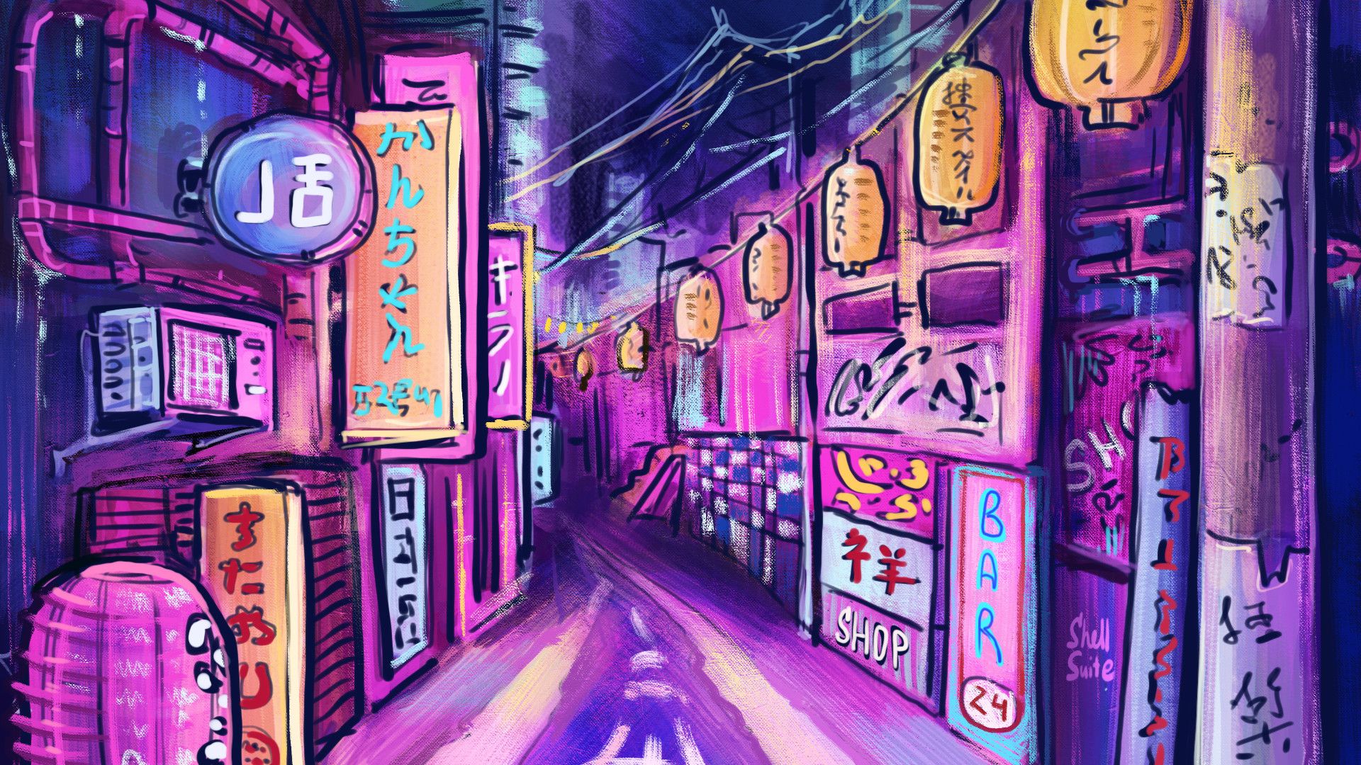 purple neon lights tokyo desktop wallpapers wallpaper cave on purple neon lights tokyo desktop wallpapers