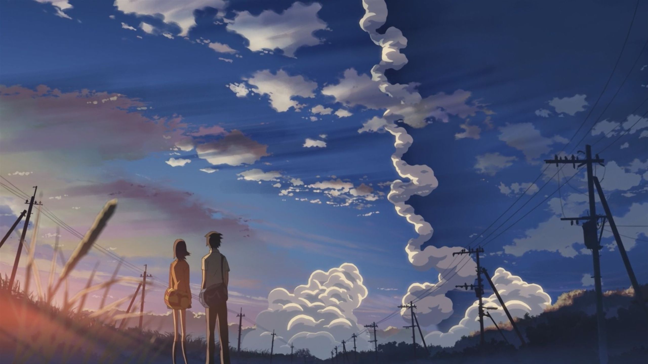 Takaki and akari are two classmates in elementary school. Anime Pc 5 Centimeters Per Second Wallpapers Wallpaper Cave