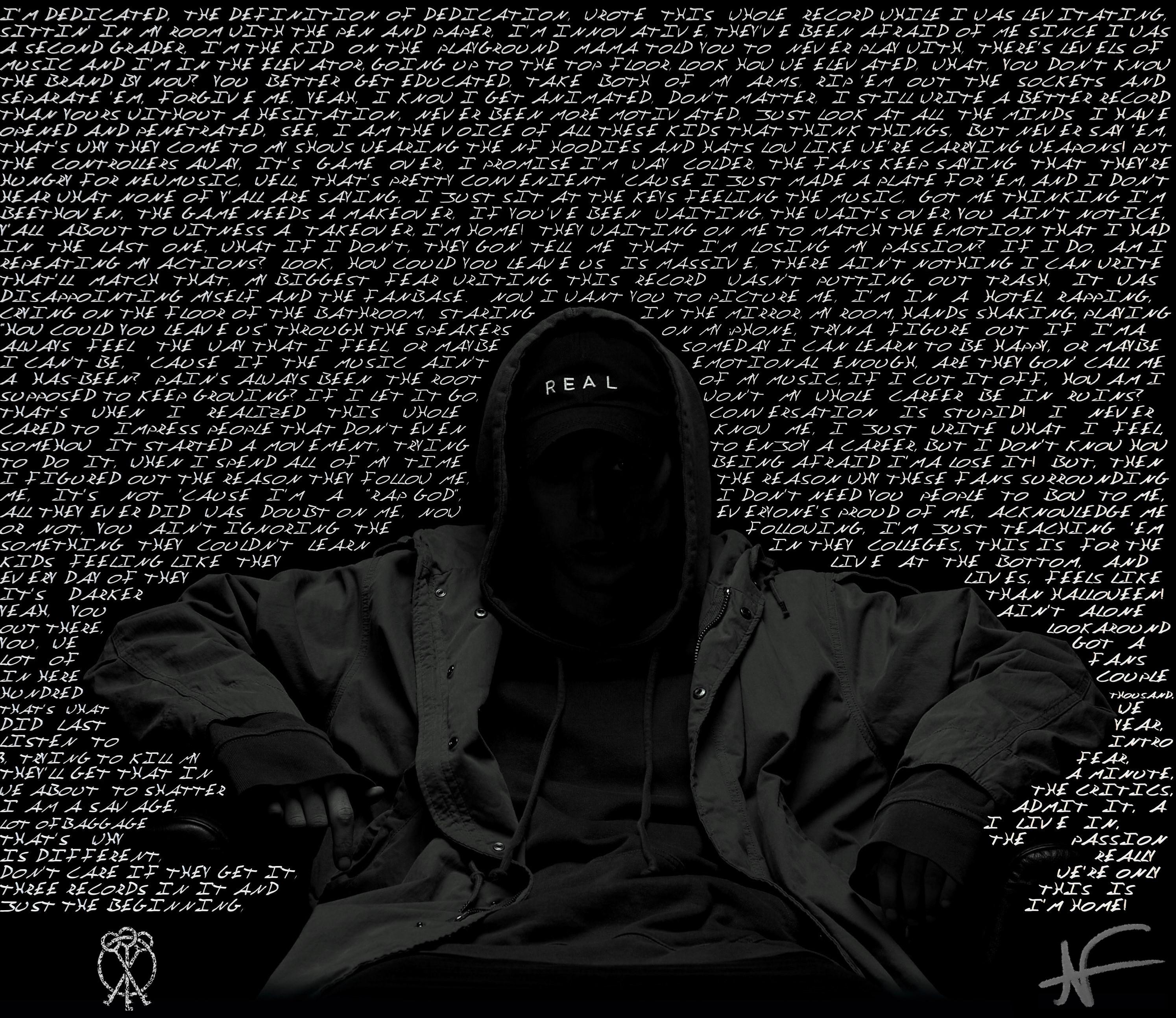 Download 1536x2048 nathan john feuerstein, nf, rapper, artist wallpaper for windows / mac, notebook,iphone and other smartphones. Nf Real Music Wallpapers Wallpaper Cave