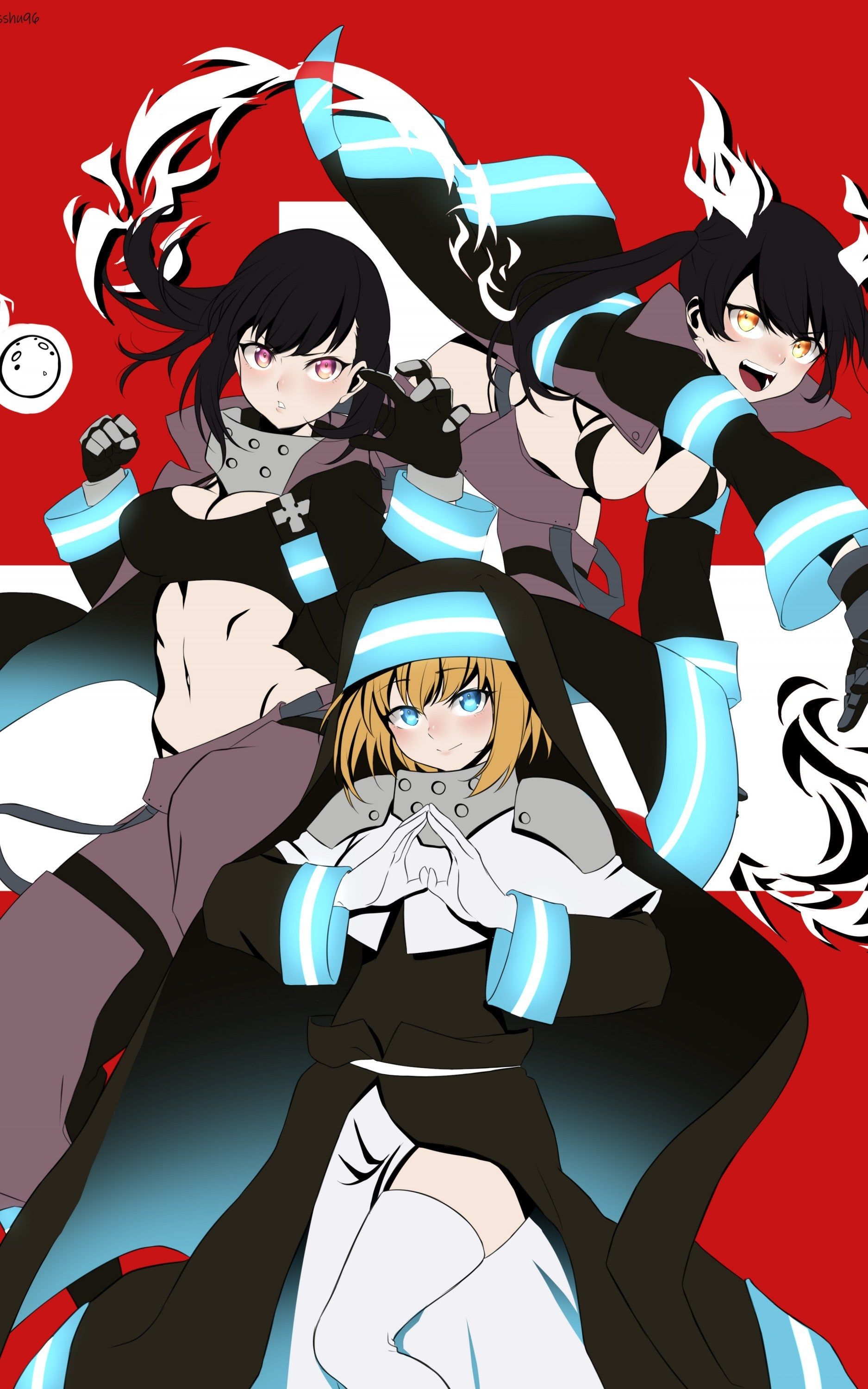 iris fire force wallpapers wallpaper cave on iris fire force wallpapers