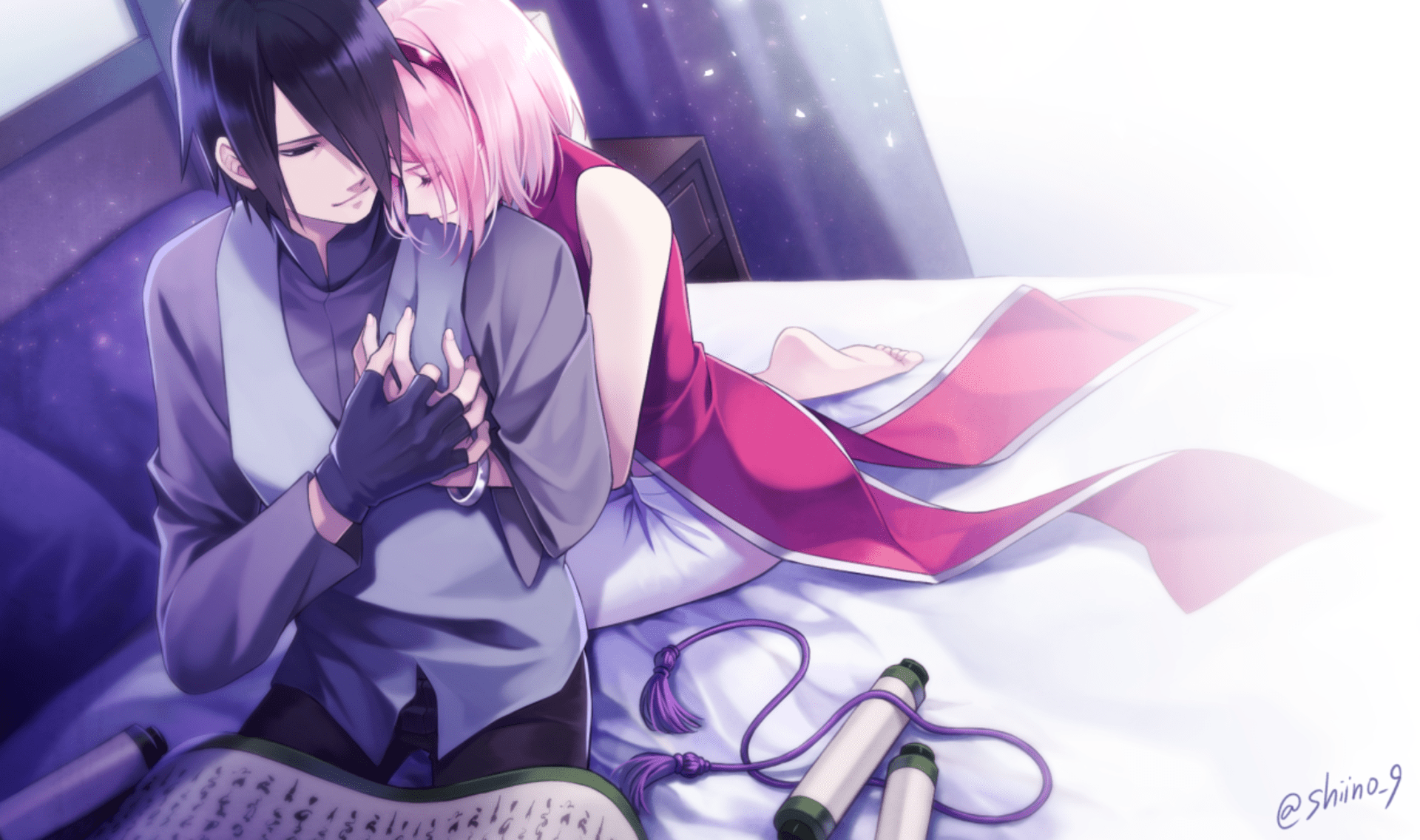 Sakura And Sasuke Wallpapers Wallpaper Cave