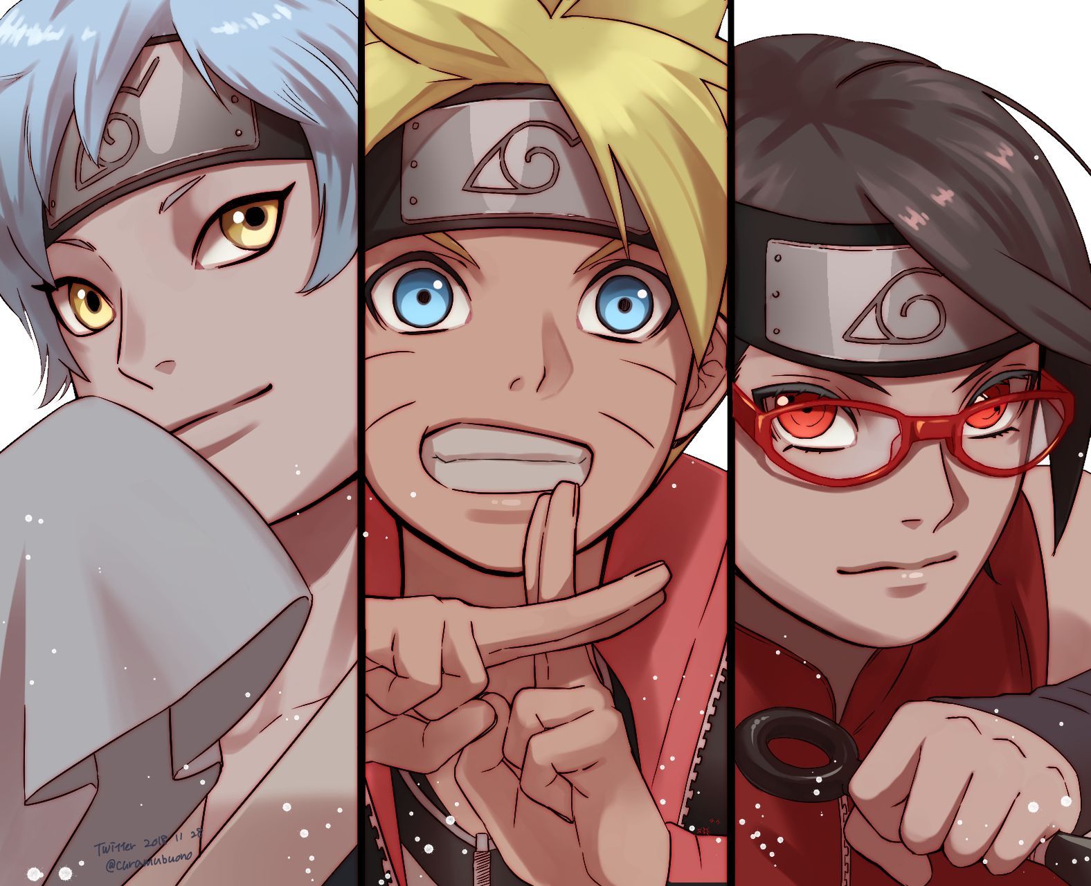 Boruto sarada mitsuki wallpapers