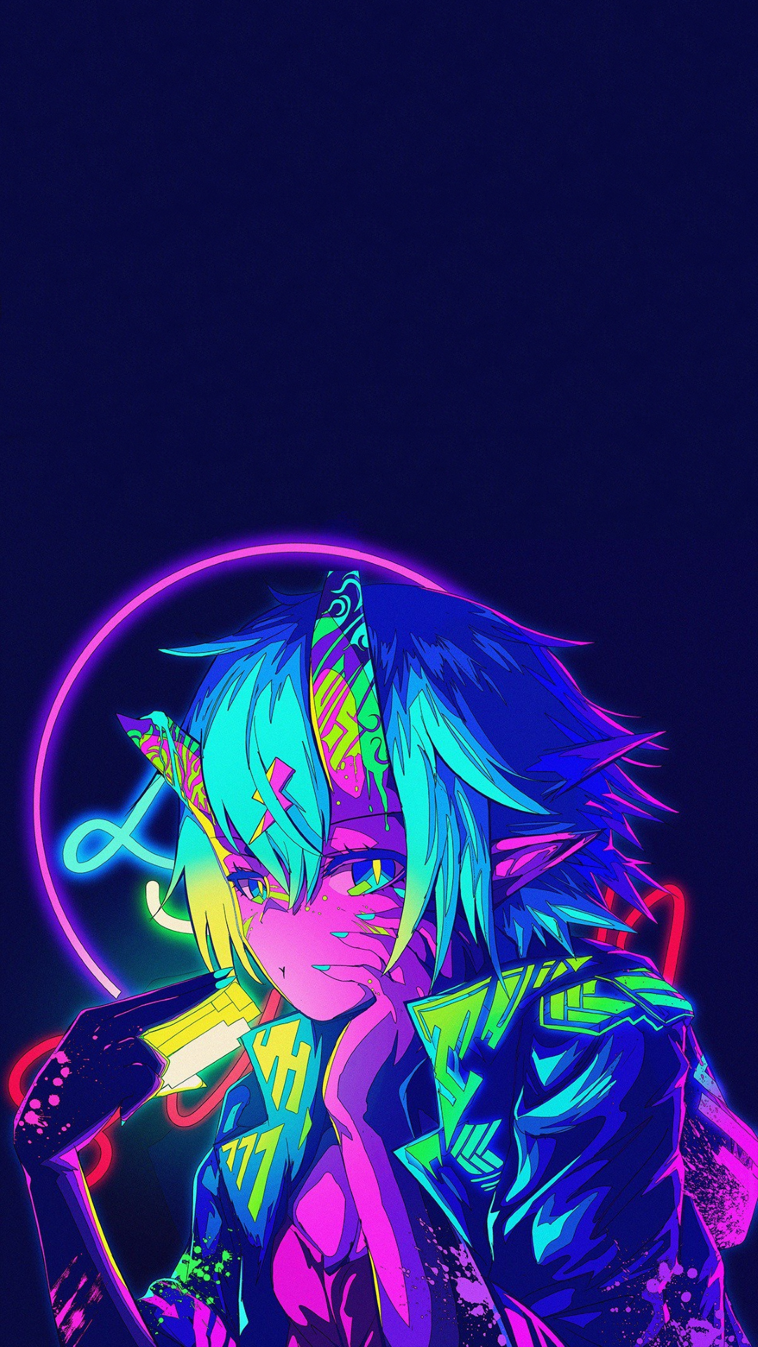 neon anime hd wallpapers wallpaper cave on anime neon pop wallpapers