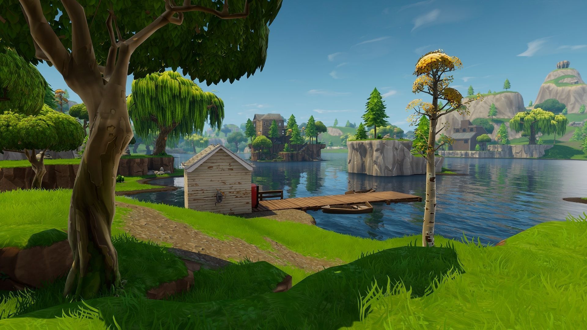 If you check the landscape material there are several tiled. Fortnite Landscape Wallpapers Wallpaper Cave