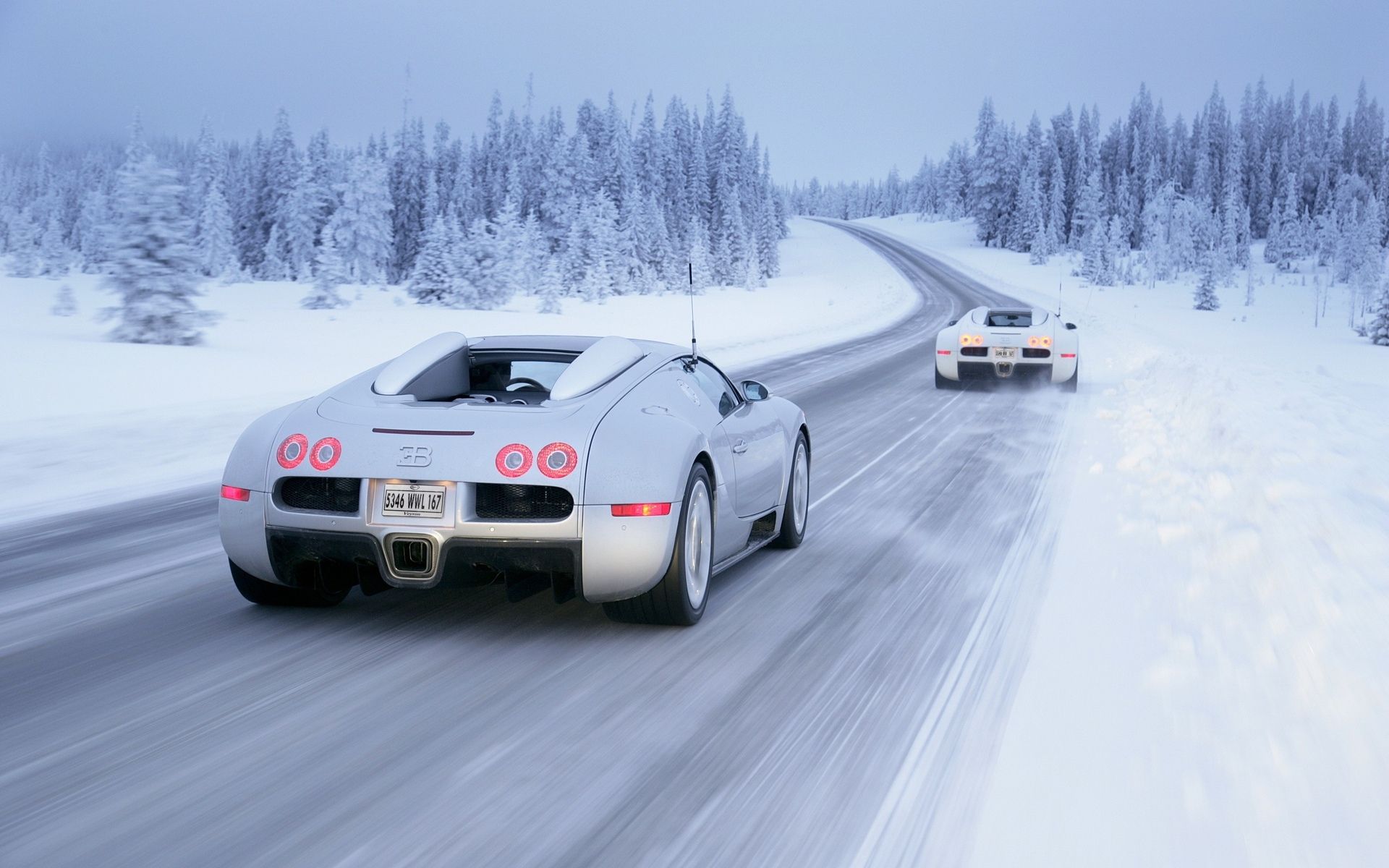 Cars in snow wallpapers