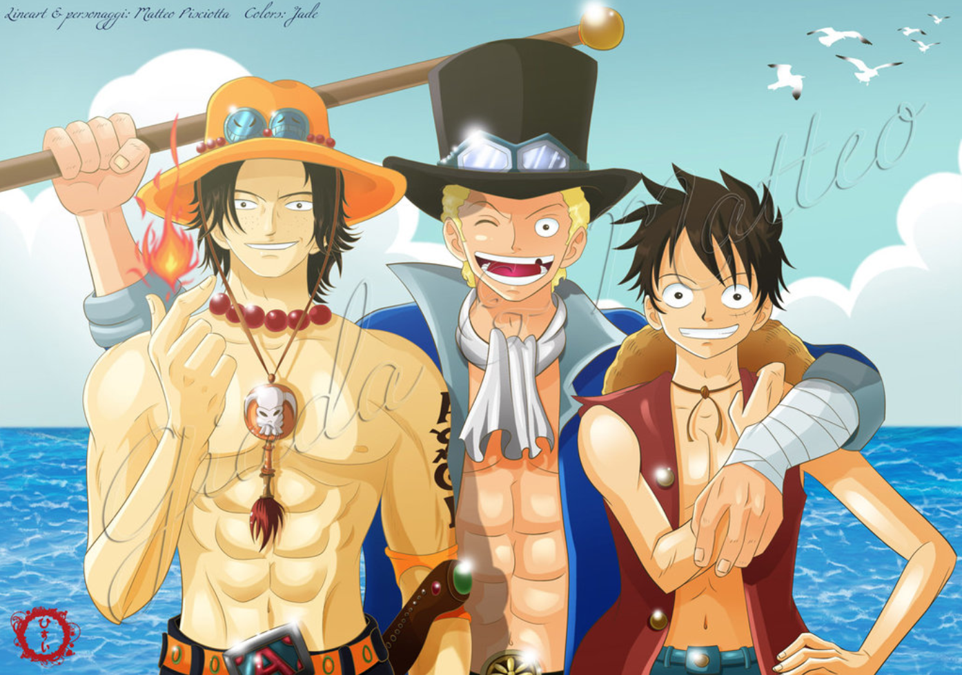 Ace Sabo Luffy Wallpapers Wallpaper Cave