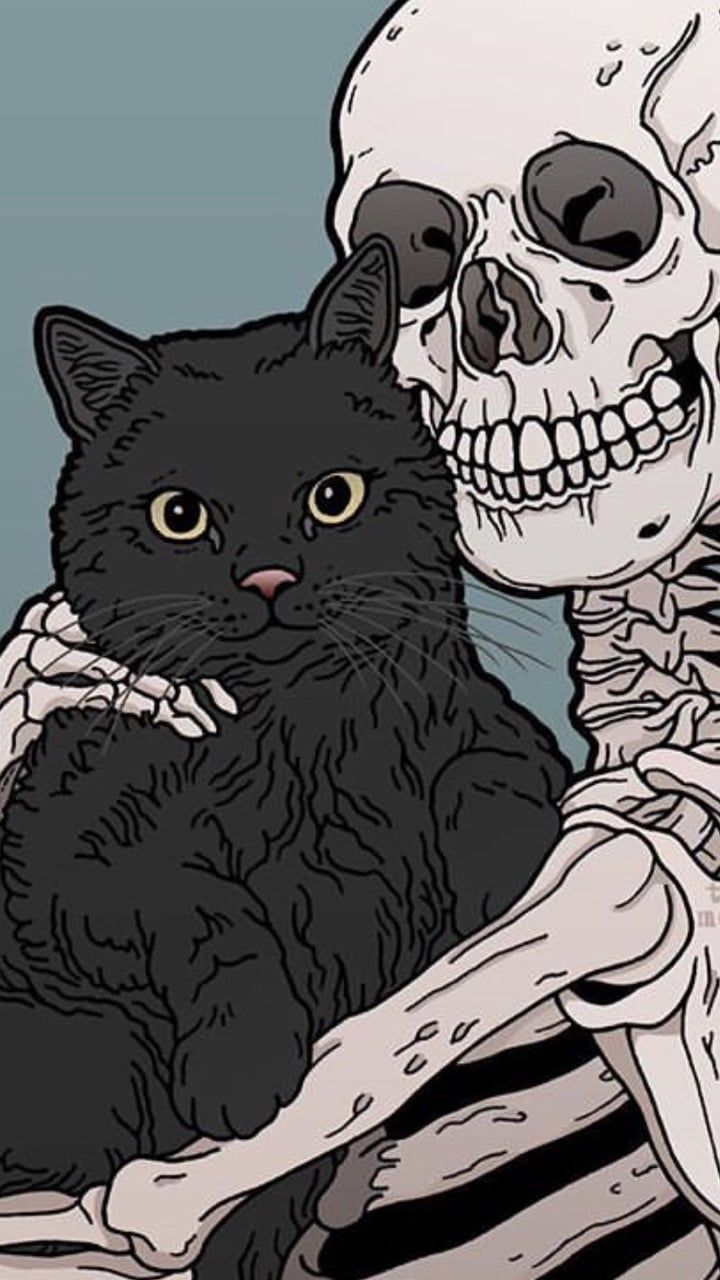Feel free to download, share, and comment on every wallpaper you like. Halloween Cartoon Cats Wallpapers Wallpaper Cave