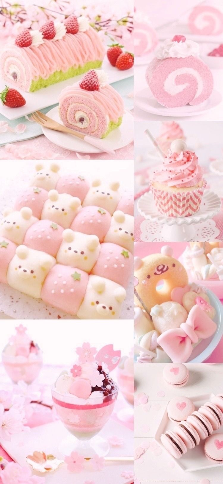 kawaii dessert wallpapers wallpaper cave on kawaii dessert wallpapers