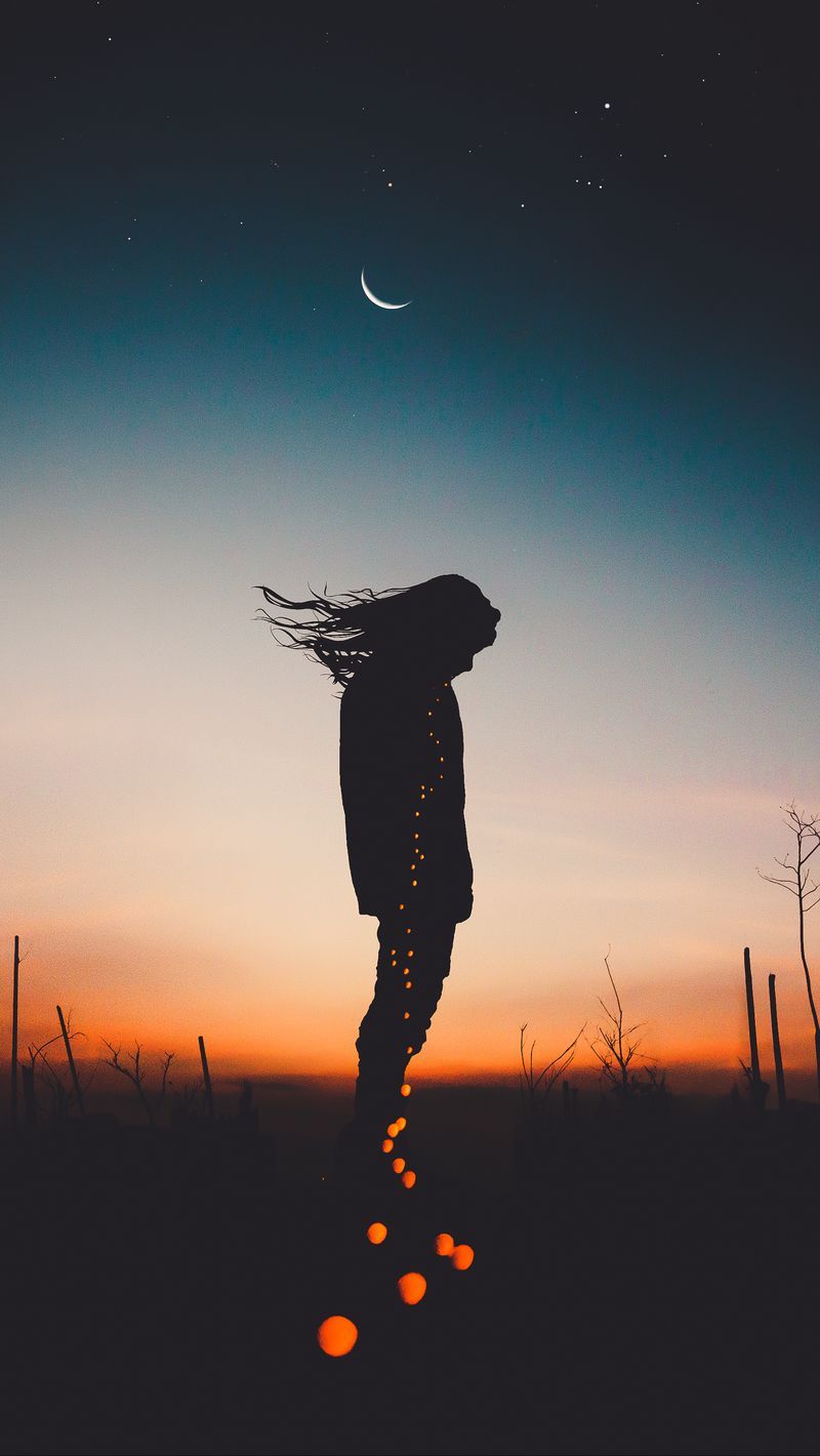 Buy silhouette man and woman stand at sunset by hand next to motorcycle back view by uteam2016 on videohive. Silhouette Iphone Wallpapers Wallpaper Cave
