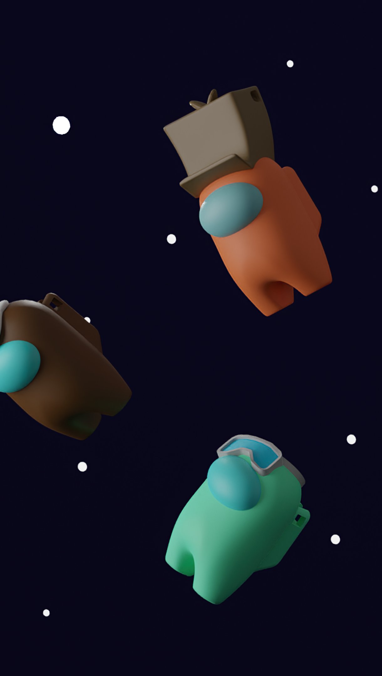 Among Us 3d Wallpapers Wallpaper Cave