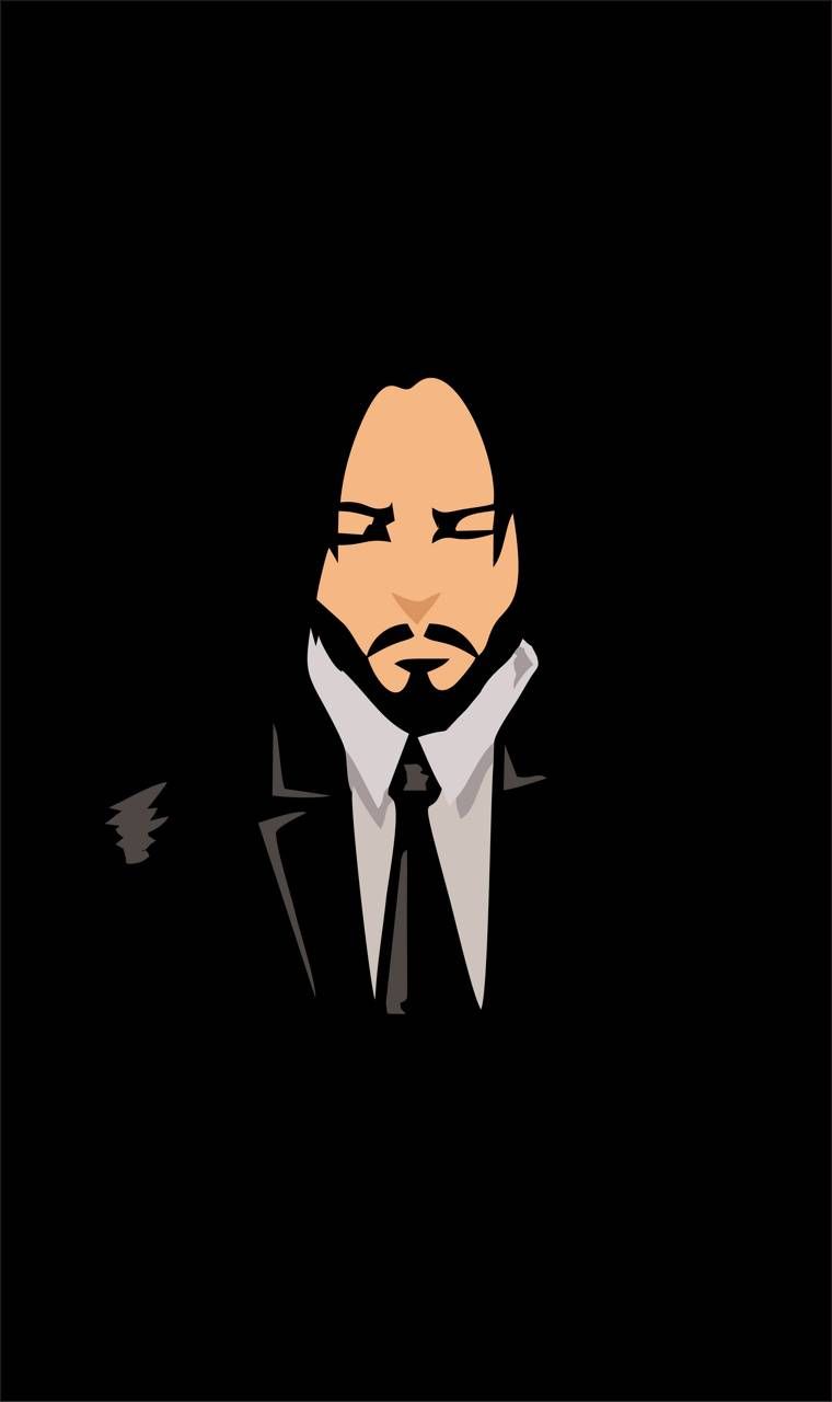 Donnie yen is new to the john wick franchise. John Wick Cartoon Wallpapers - Wallpaper Cave