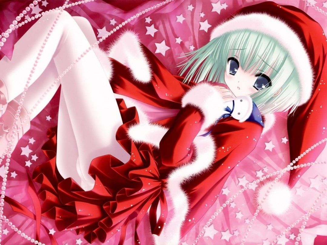 Merry christmas girl anime wallpapers