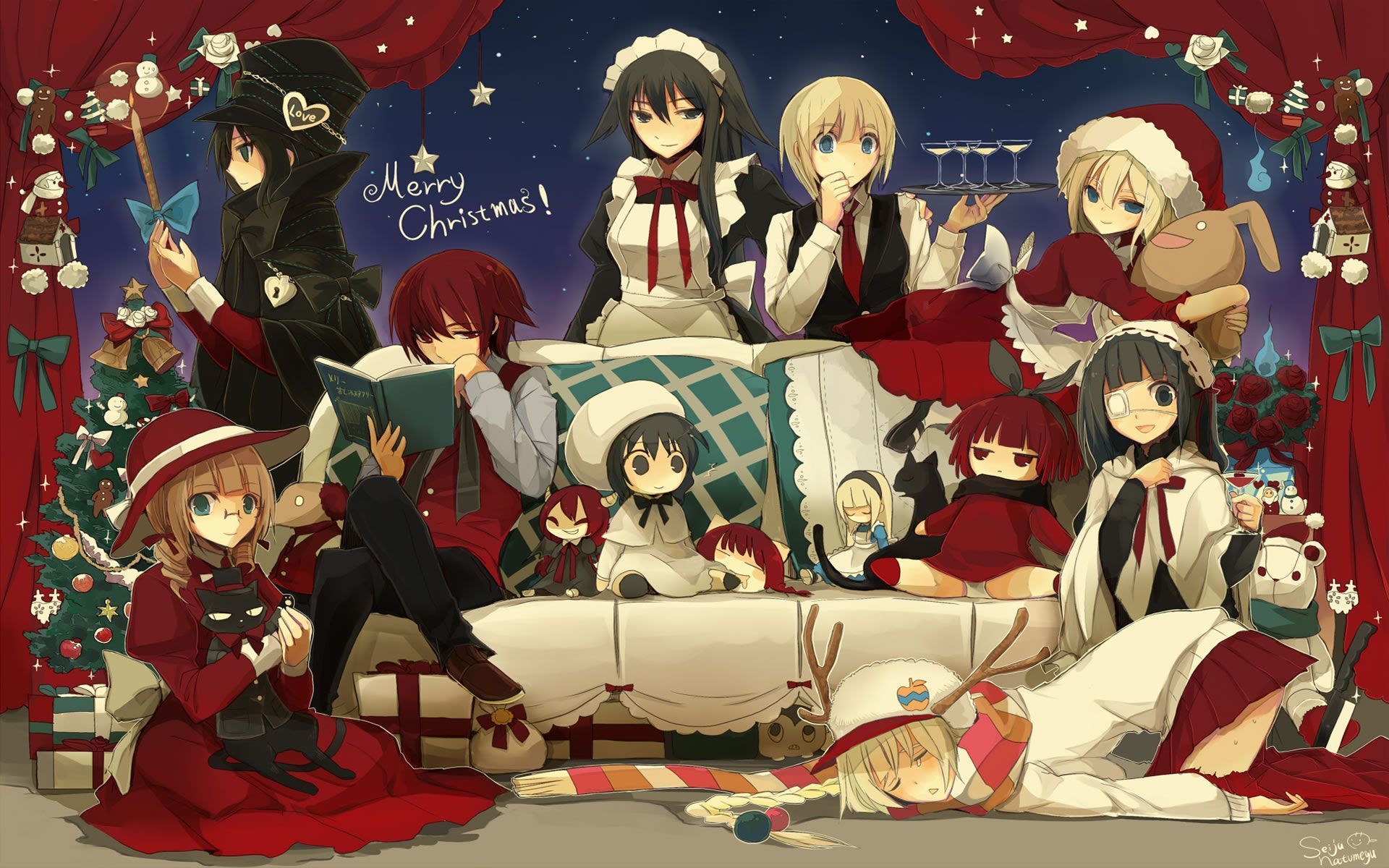 If you're a fan of the little drummer boy christmas carol, you'll enjoy reading about the controversy behind the song's origins. Merry Xmas Anime Wallpapers Wallpaper Cave