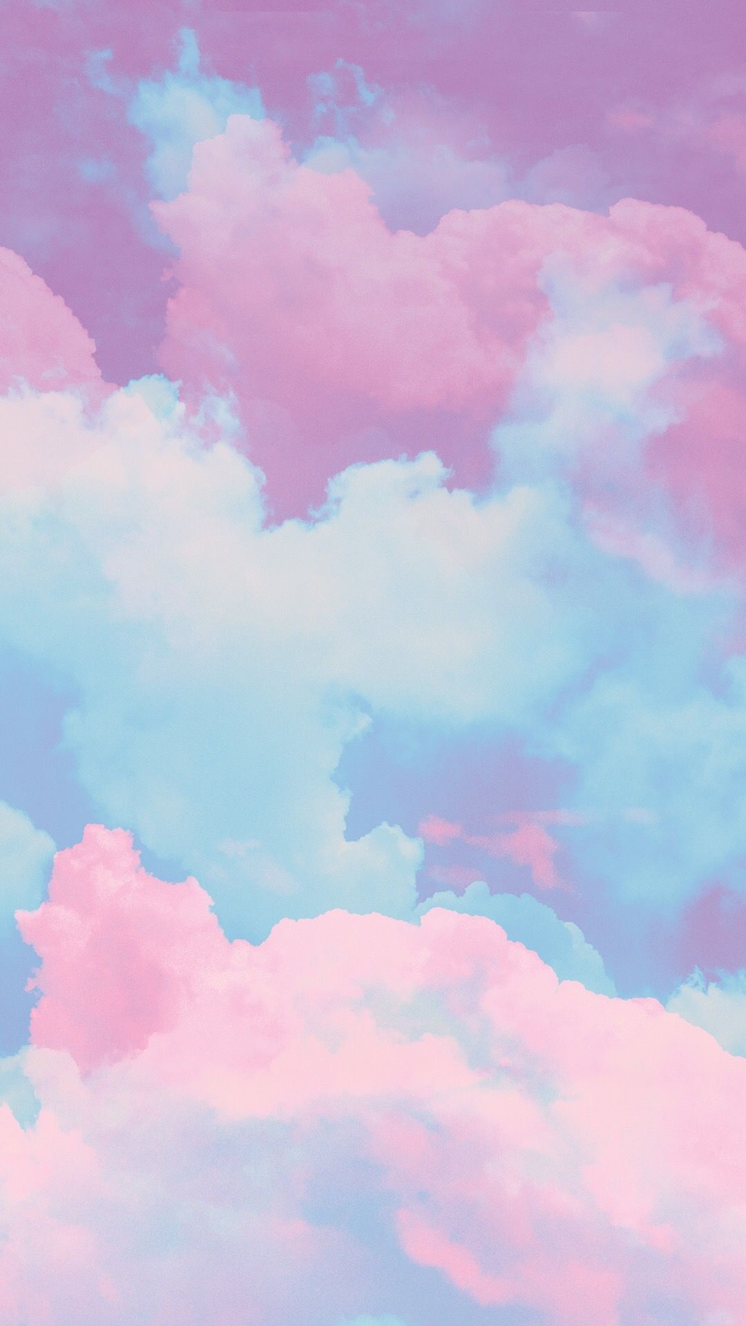 Pastel colors aesthetic blue and pink wallpapers