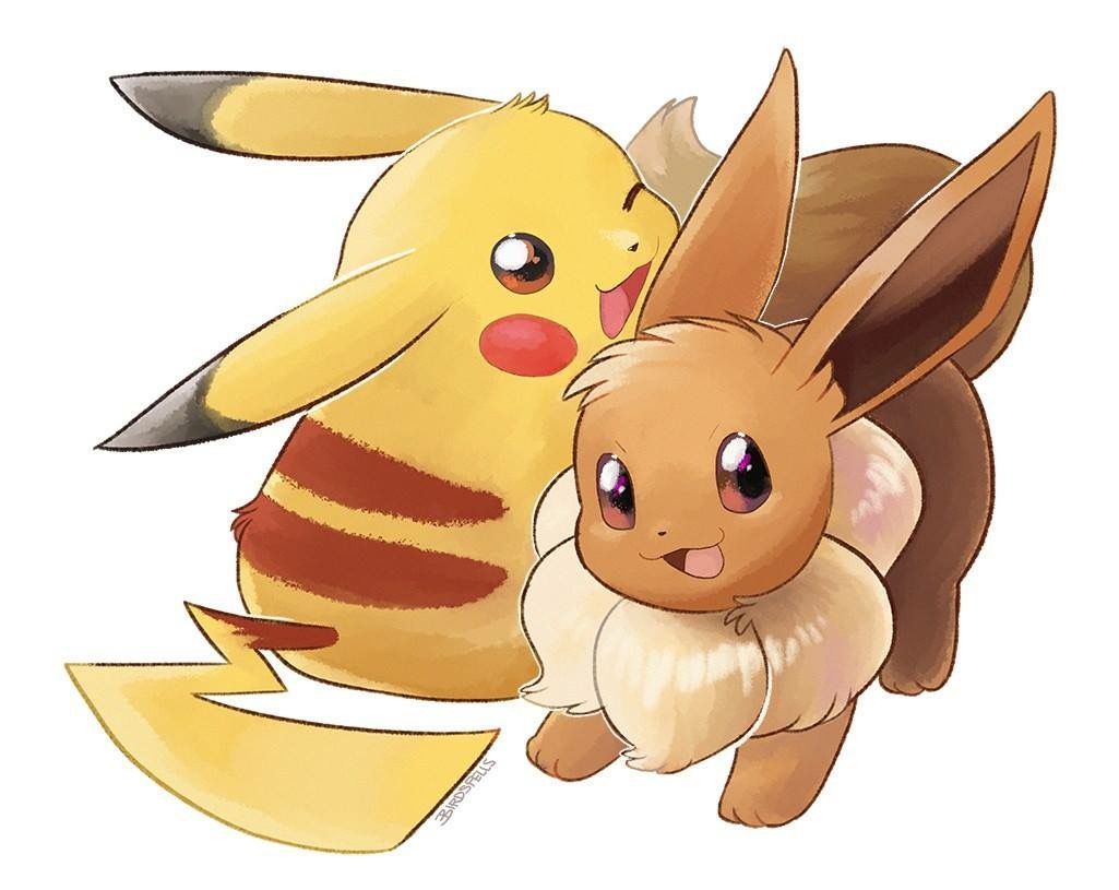 pikachu and eevee wallpapers wallpaper cave on pikachu x eevee wallpapers