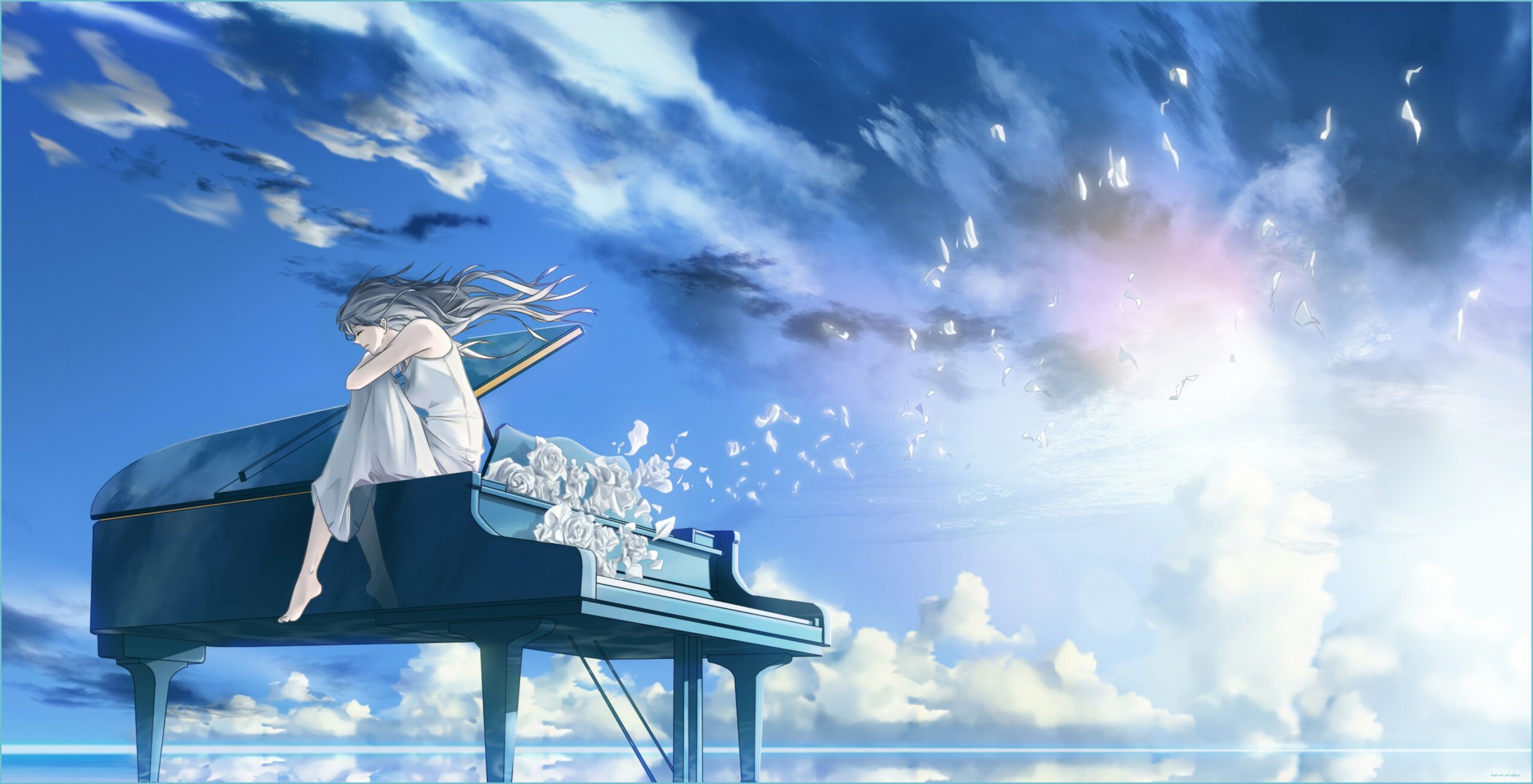 Piano silhouette space illusion anime wallpaper hd wall hd is part of artwork (icons, cursors, wallpapers), which is supported by the . Anime Piano Wallpapers Wallpaper Cave