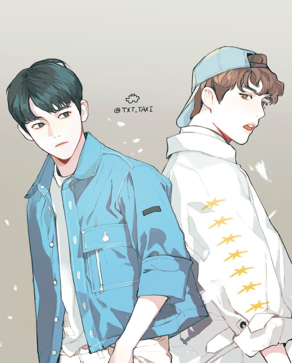 Since fans were used to seeing beomgyu wear his hair styled down and loose, he. Txt Anime Wallpapers Wallpaper Cave