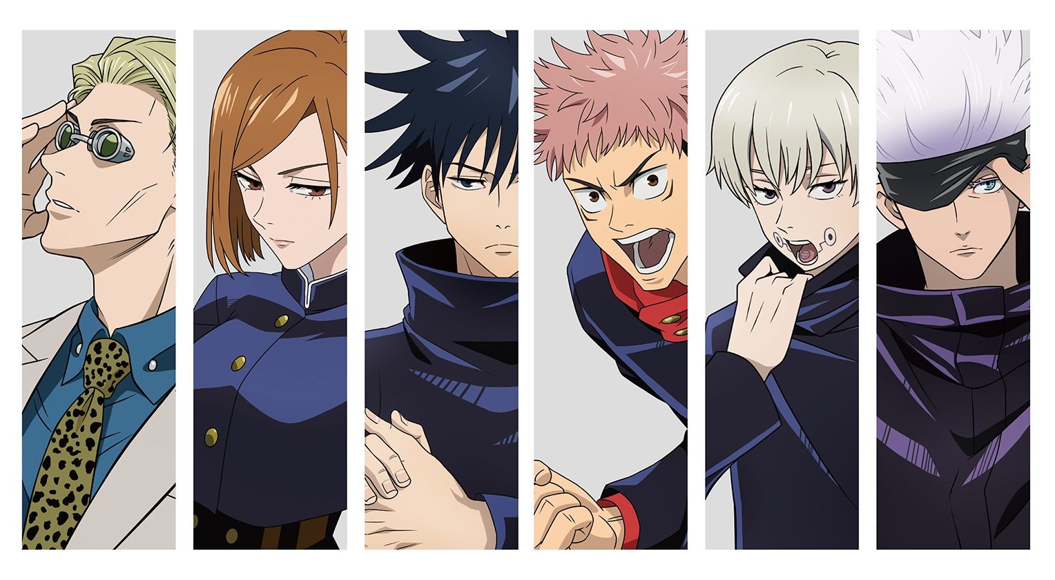 Jujutsu kaisen wallpaper with all characters jujutsu kaisen wallpaper