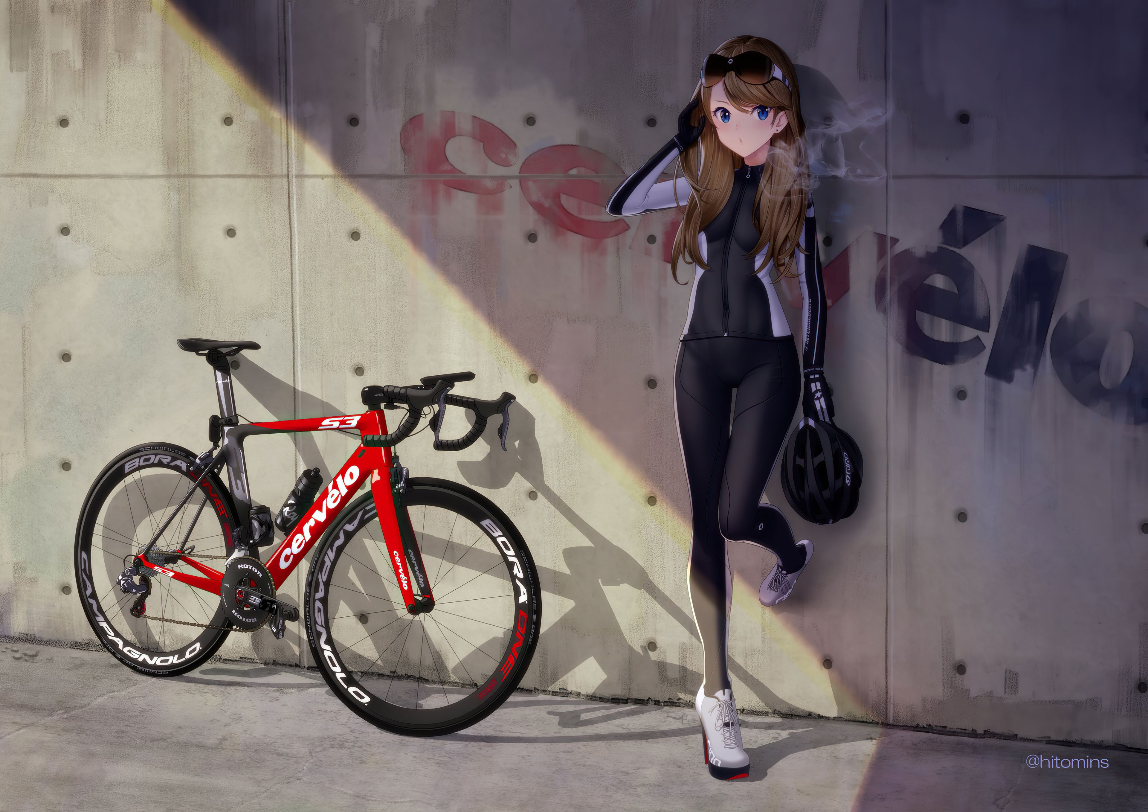 Unique bicycle cartoon posters designed and sold by artists. Bike Anime Wallpapers Wallpaper Cave