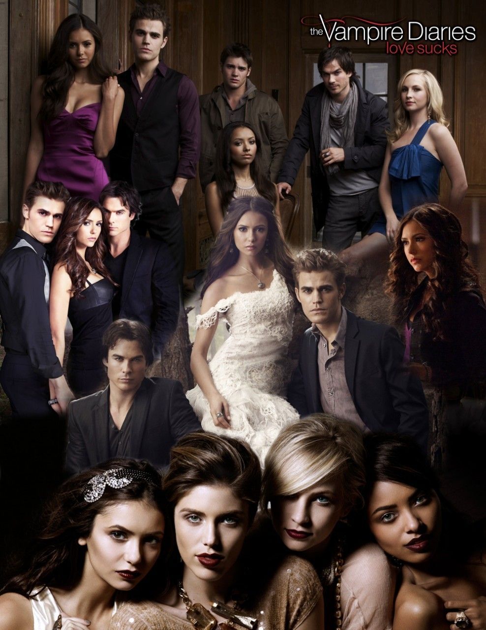 The vampire diaries all cast wallpapers