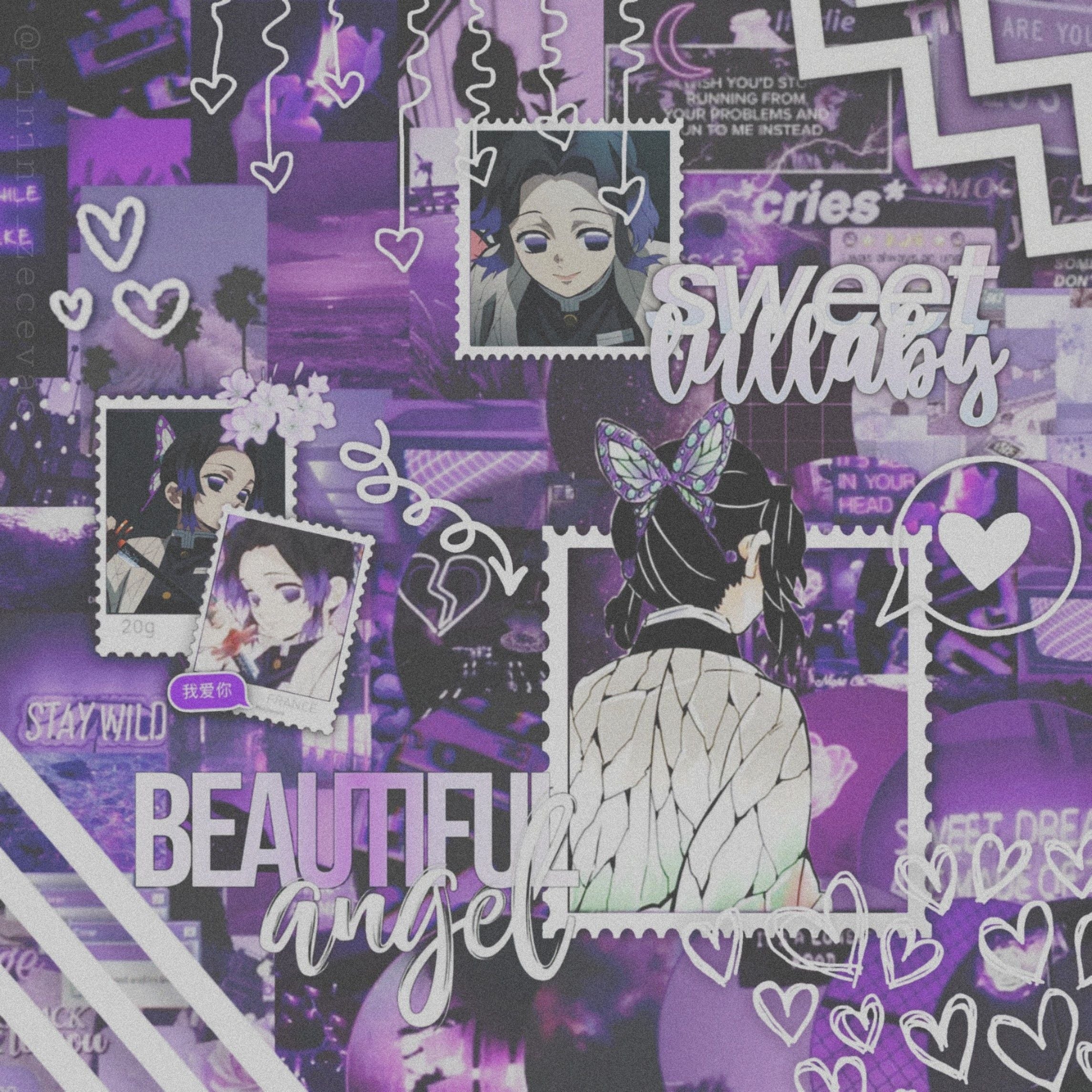 shinobu kocho aesthetic wallpapers wallpaper cave on shinobu kocho aesthetic wallpapers