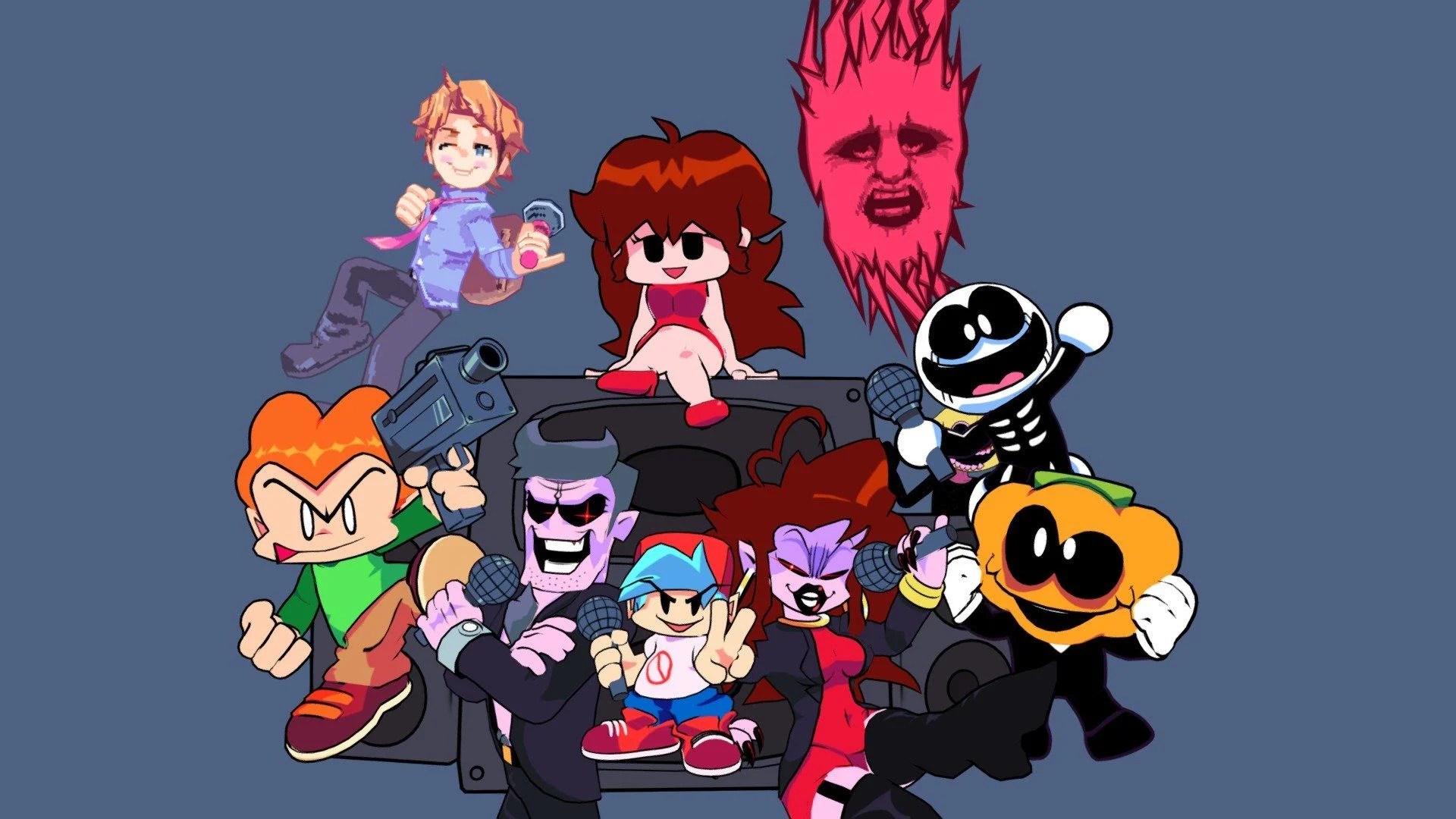 friday night funkin logo wallpapers wallpaper cave on friday night funkin logo wallpapers