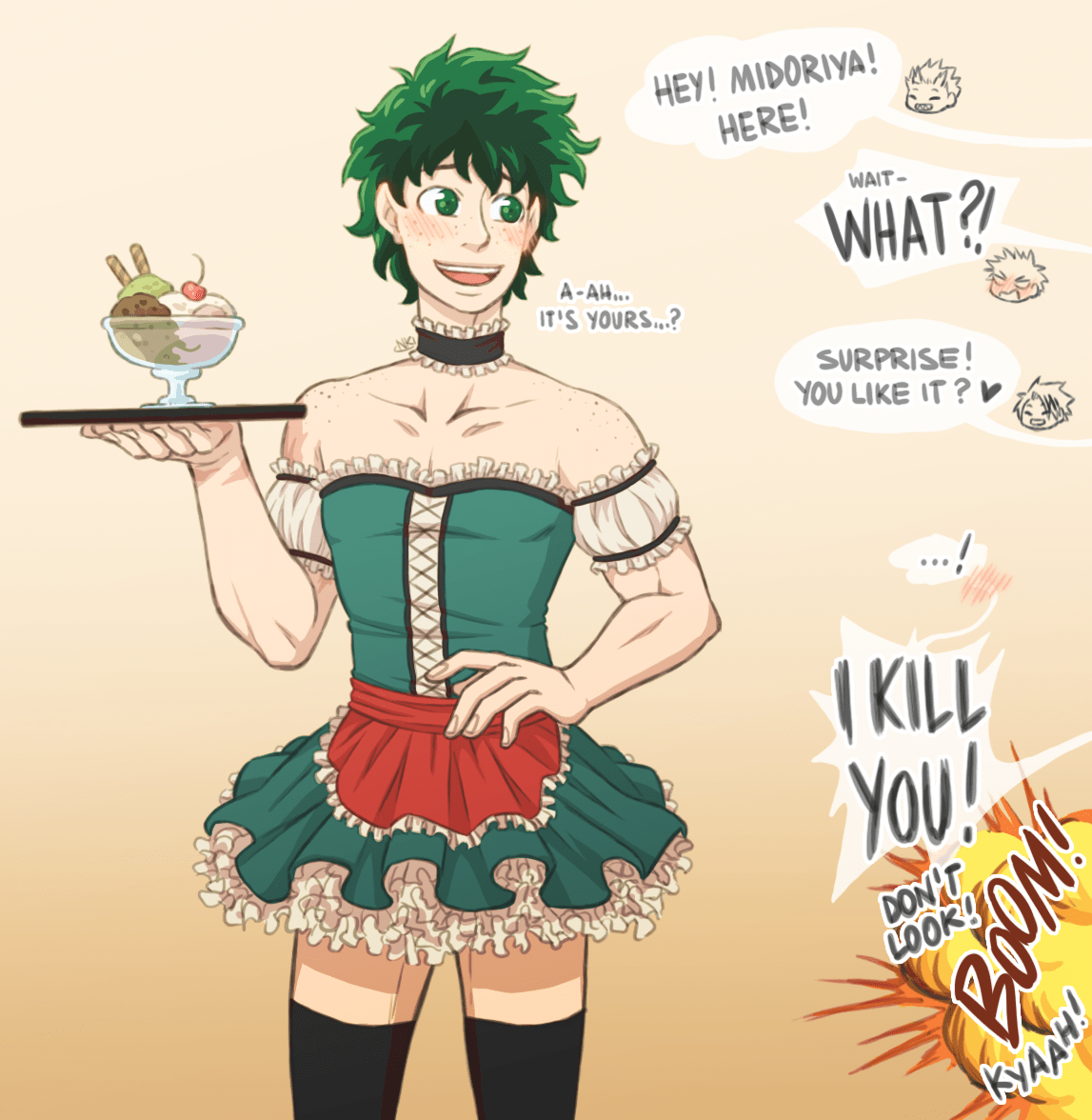 maid deku wallpapers wallpaper cave on maid deku wallpapers