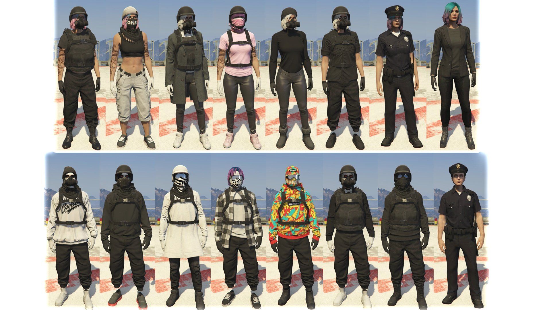 GTA5 Online Outfits Wallpapers Wallpaper Cave Wp8981754 