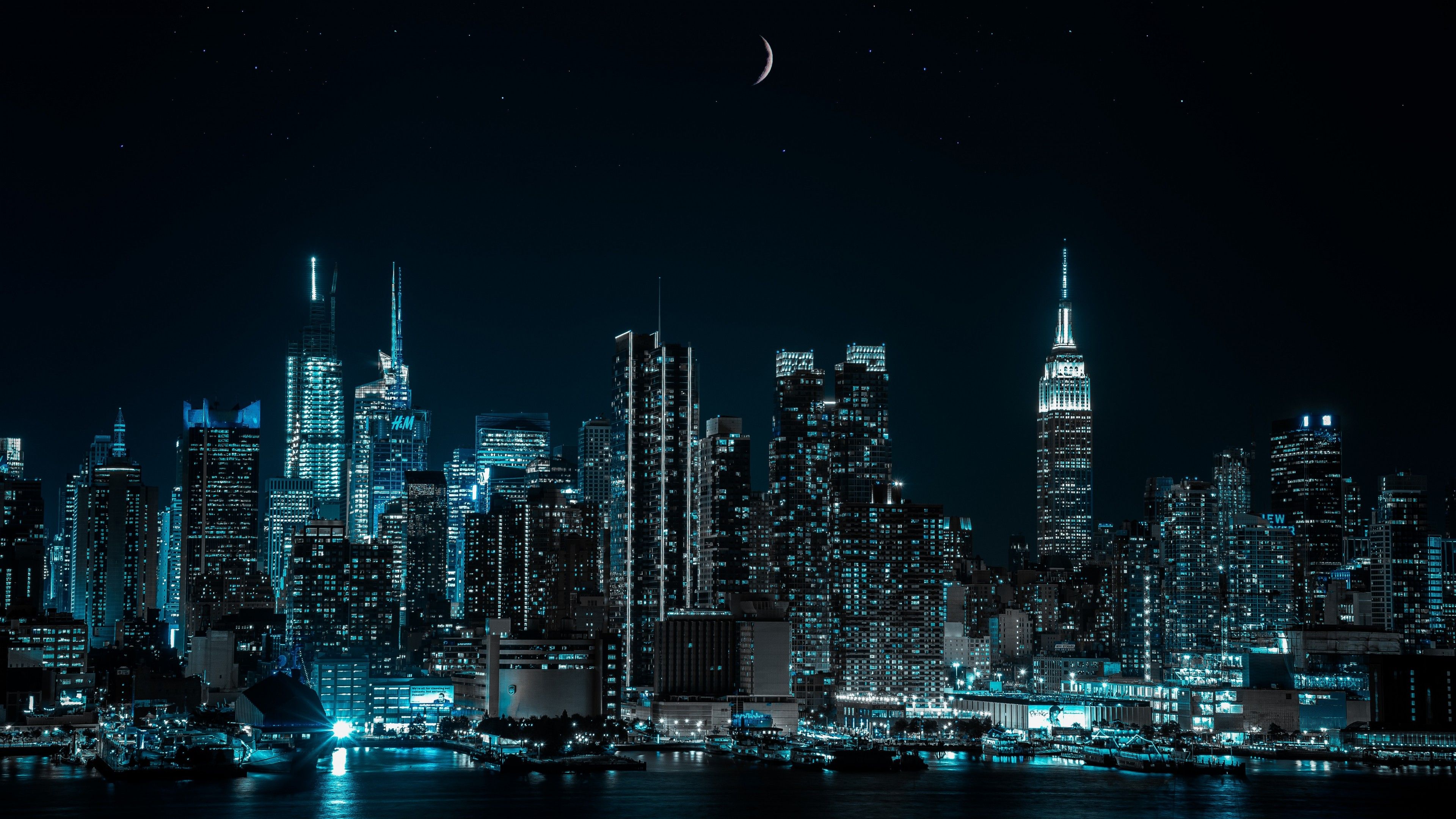 4k new york night wallpapers