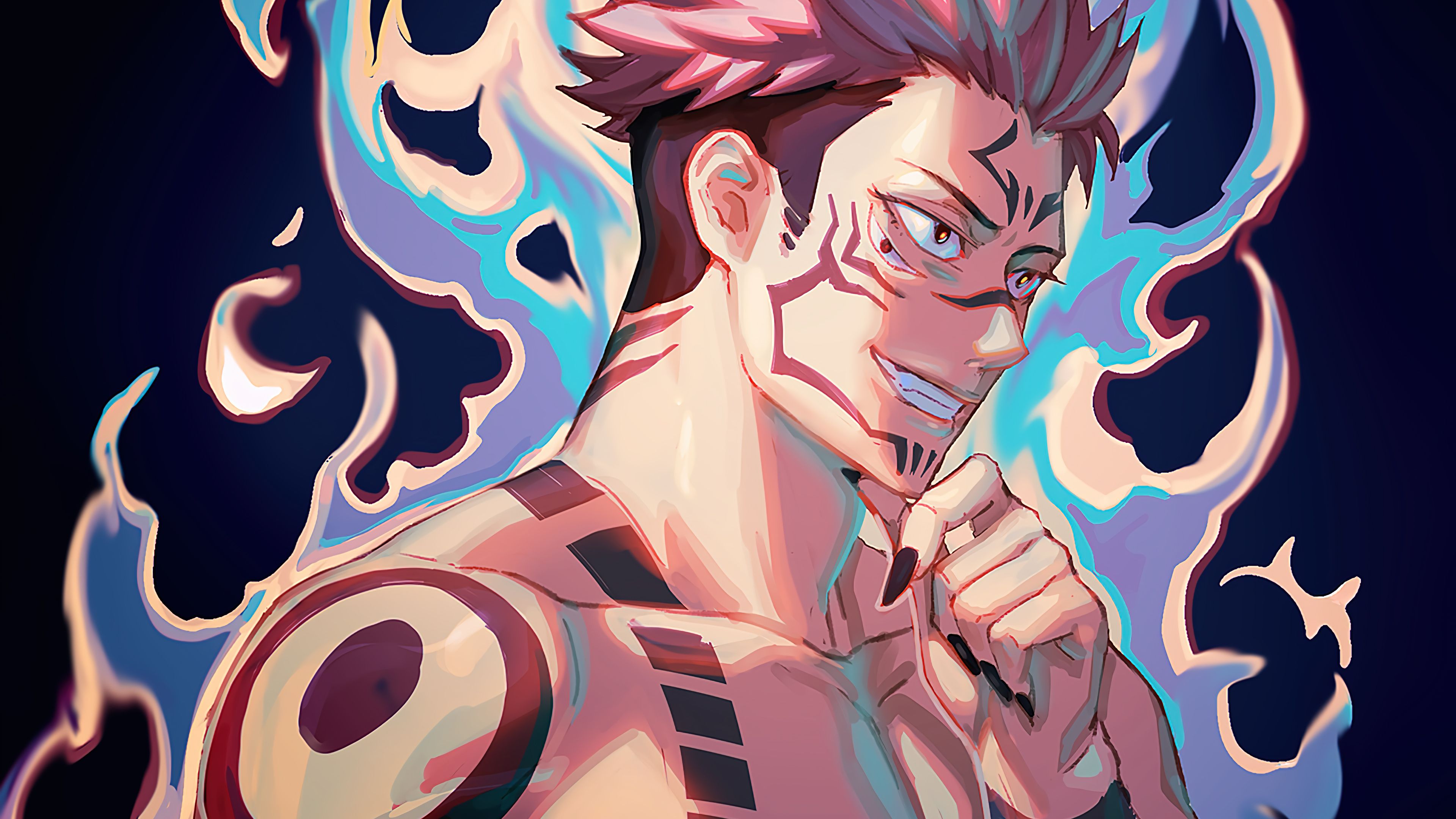 Download wallpaper jujutsu kaisen, anime, artist, artwork, digital art, hd, 4k images, backgrounds, photos and pictures for desktop,pc . 4k Anime Jujutsu Kaisen Wallpapers Wallpaper Cave