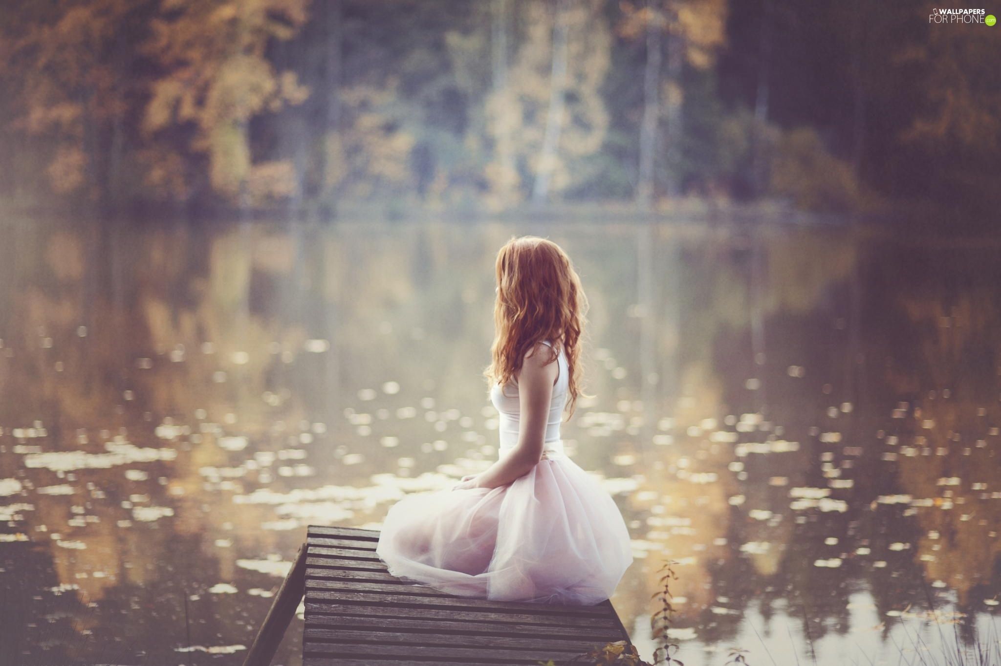 3000x1613px fantasy landscape, lake, woman, . Women And Lake Wallpapers Wallpaper Cave