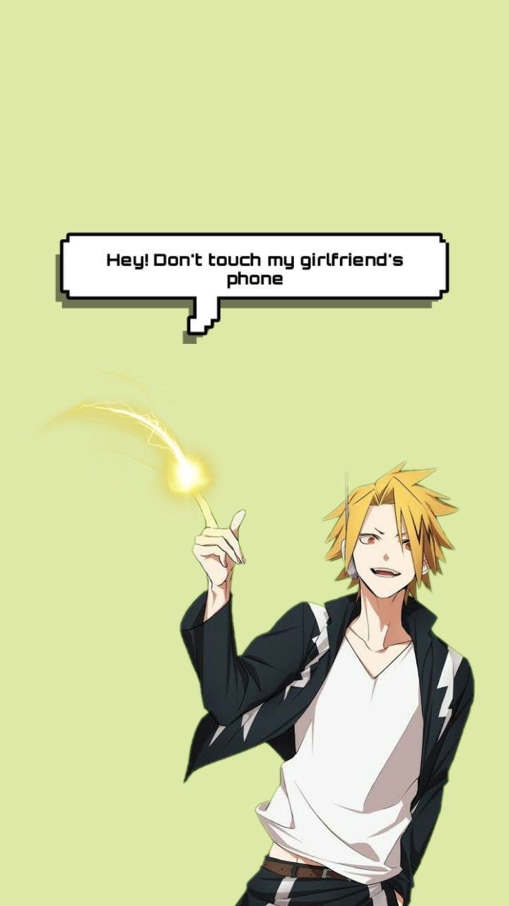 Bakugo my bf back tf off anime lock screen wallpapers, dont touch my phone wallpapers. Shinsou And Denki Wallpapers Wallpaper Cave