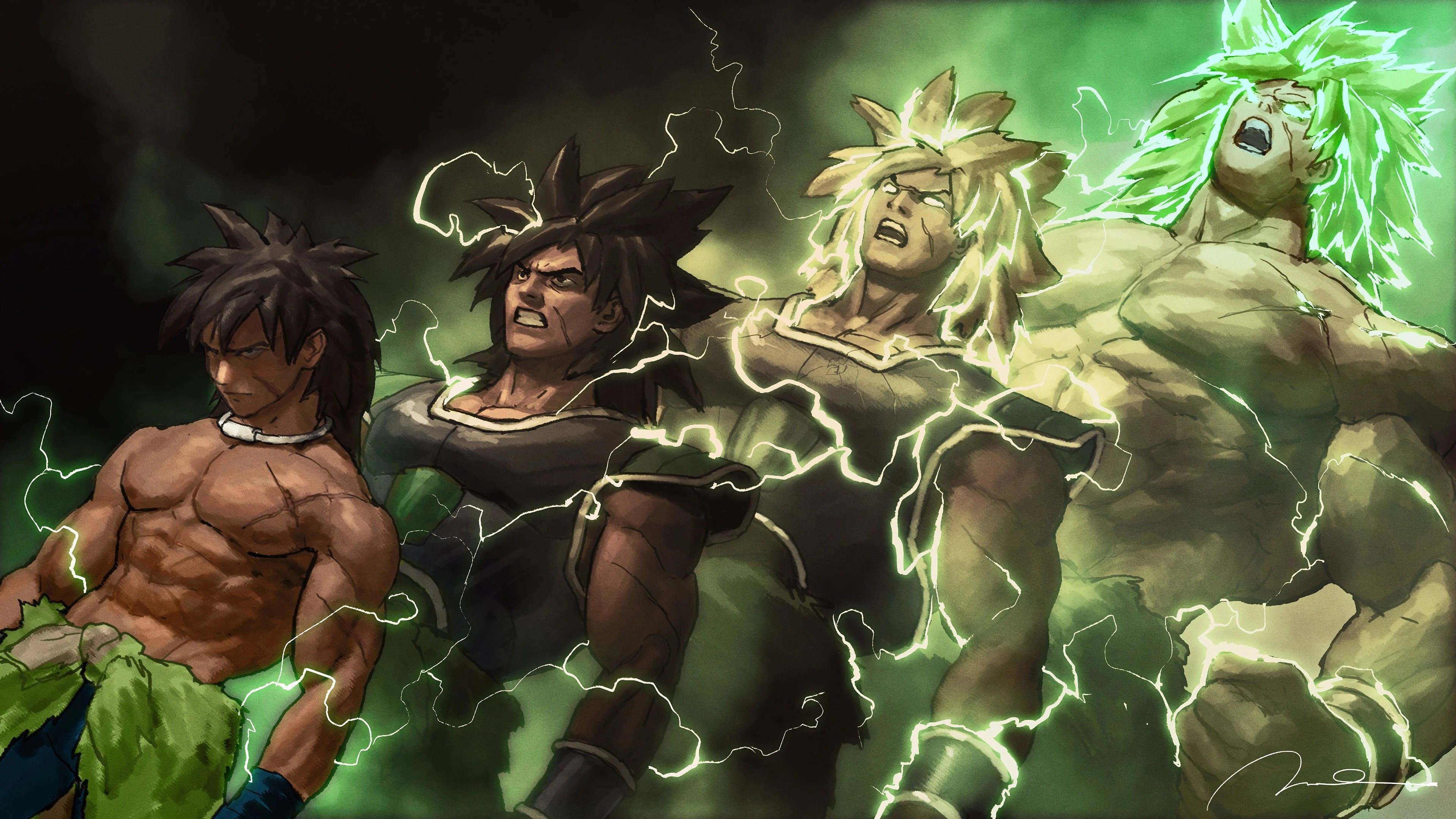 Broly ozaru 4k ultra fondo de pantalla hd fondo de escritorio