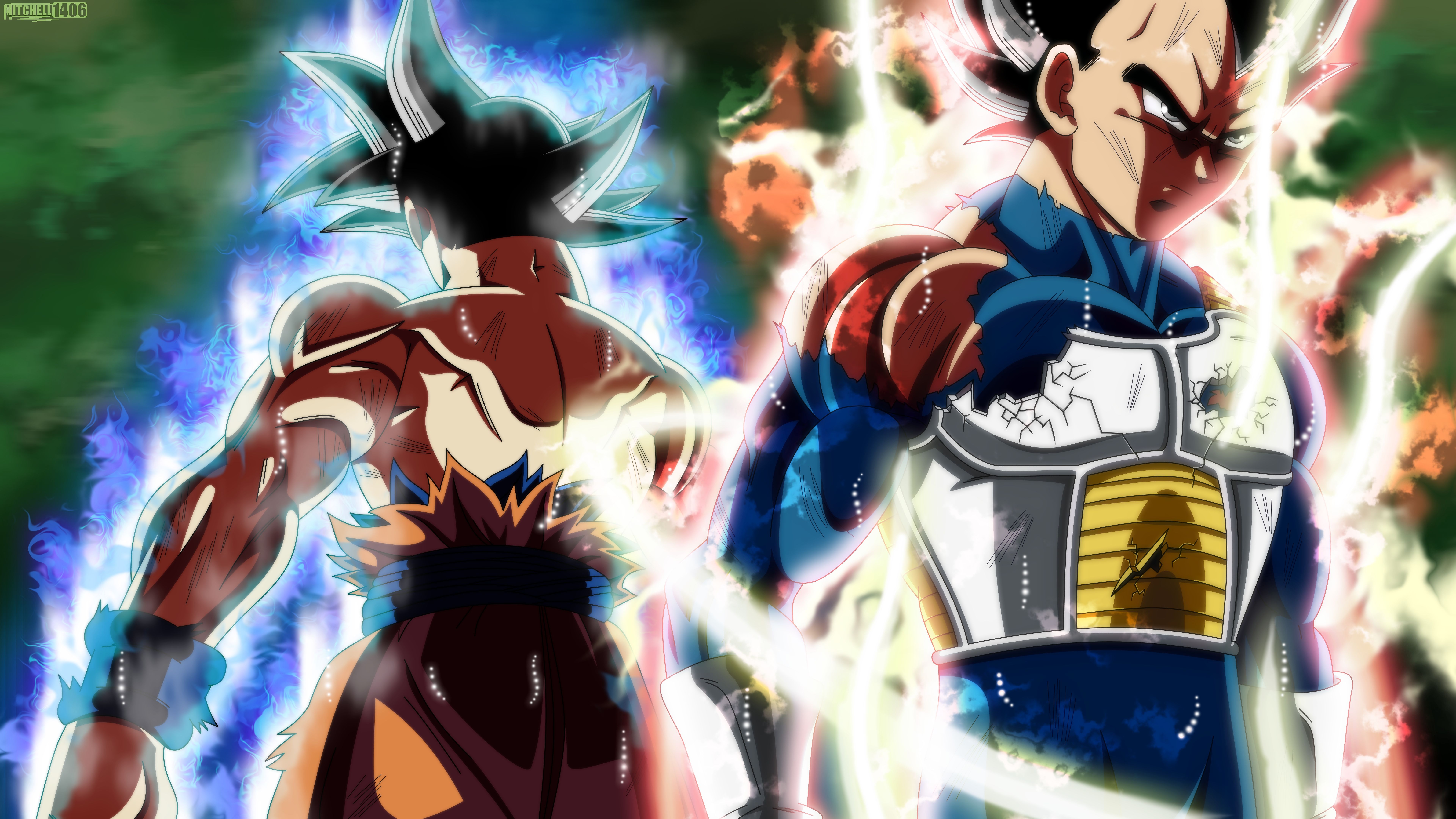 Fondo de pantalla de goku y vegeta 4k vegeta fondo de pantalla 4k