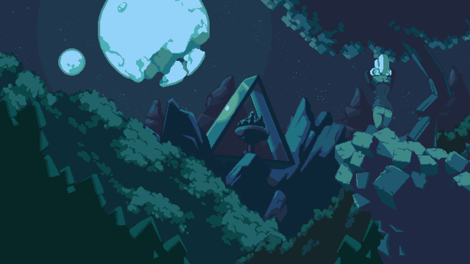 pixel moon wallpapers wallpaper cave on pixel moon wallpapers