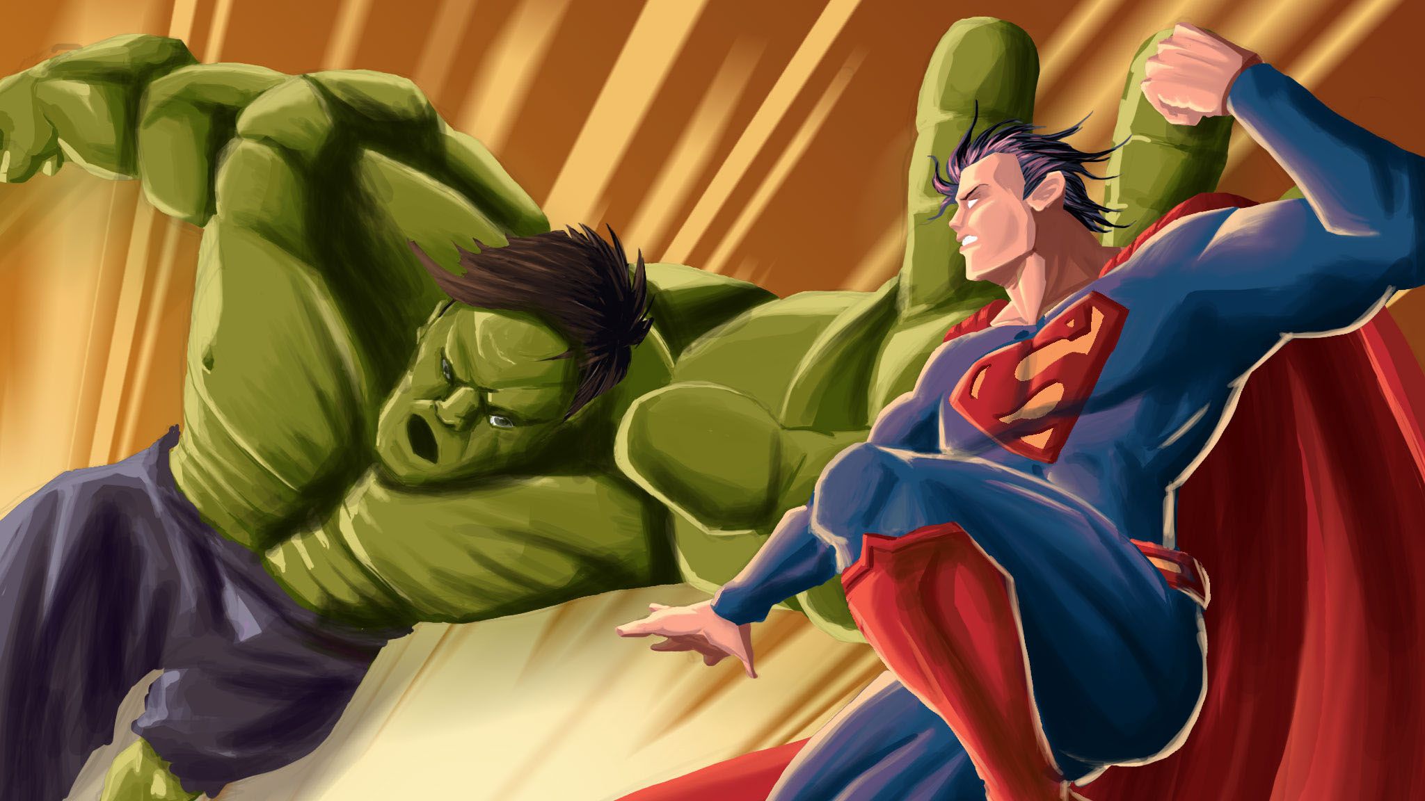 Hulk And Superman Wallpapers Wallpaper Cave