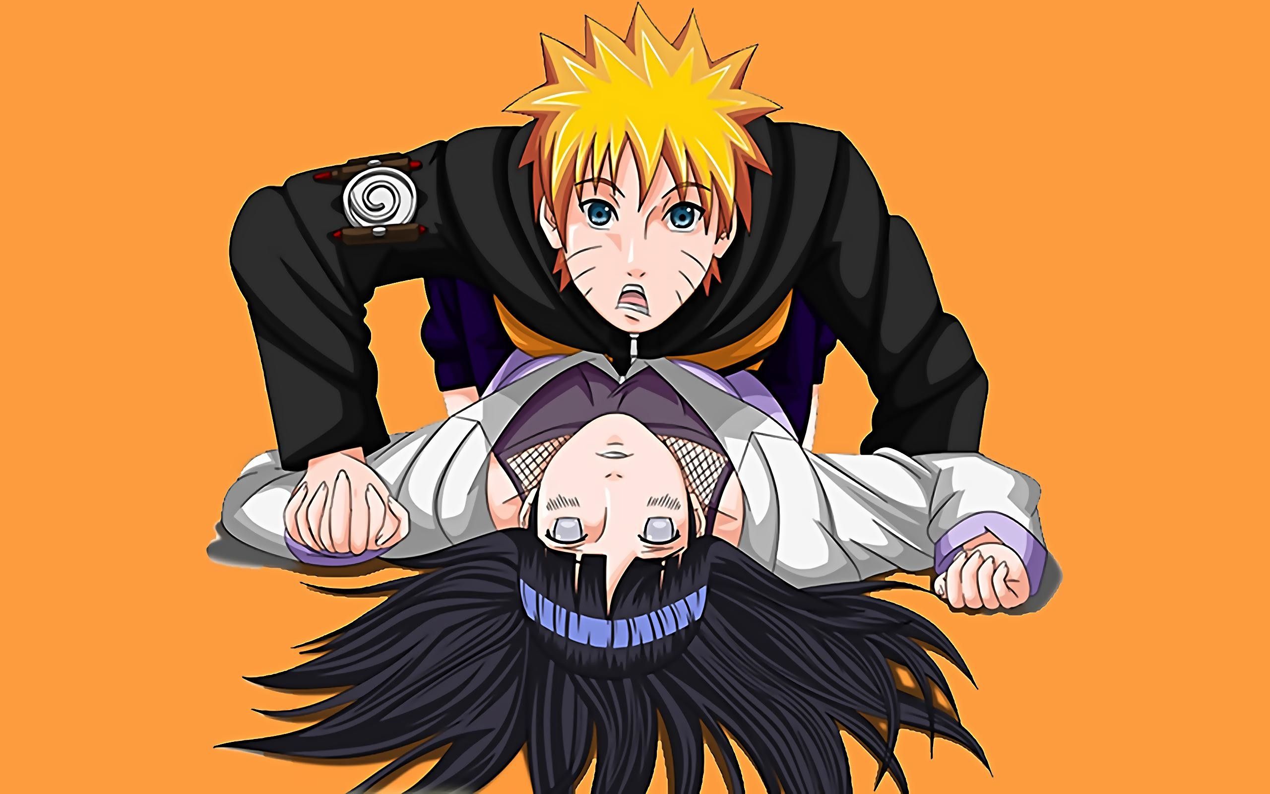 Este seria o visual do naruto e hinata caso eles fossem da akatsuki