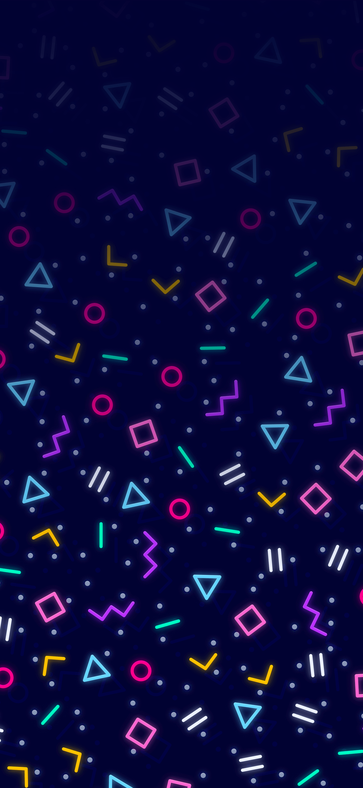 Geometric Neon Whatsapp Wallpapers Wallpapers Central