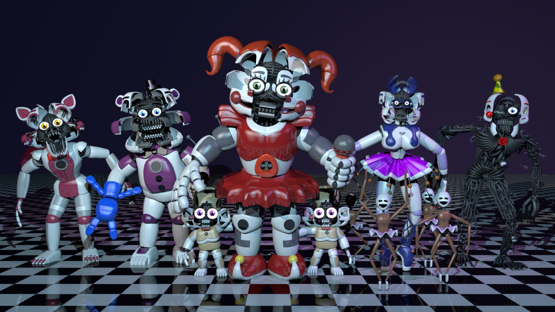 Five nights at freddys sister location wallpapers (84+ pictures)