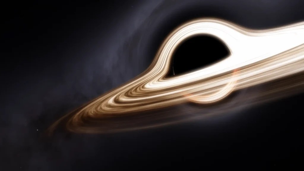 Interstellar black hole singularity live wallpaper