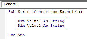VBA String Comparison | How to Compare Two String Values? (3) VBA String Comparison | How to Compare Two String Values? (3)