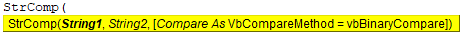 VBA String Comparison | How to Compare Two String Values? (2) VBA String Comparison | How to Compare Two String Values? (2)