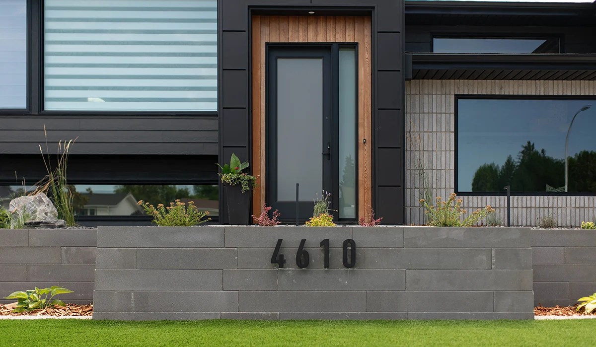 Modern home exterior